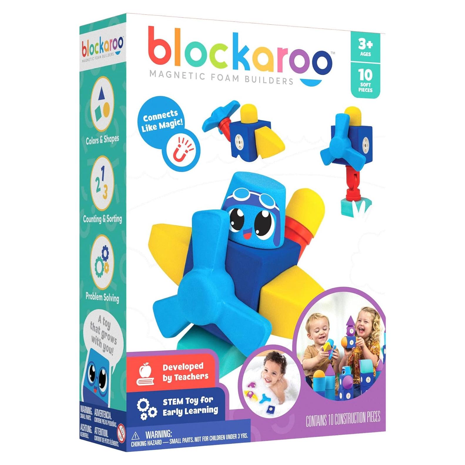 Bloques de Espuma Magnéticos Blockaroo - Avián 10 Piezas