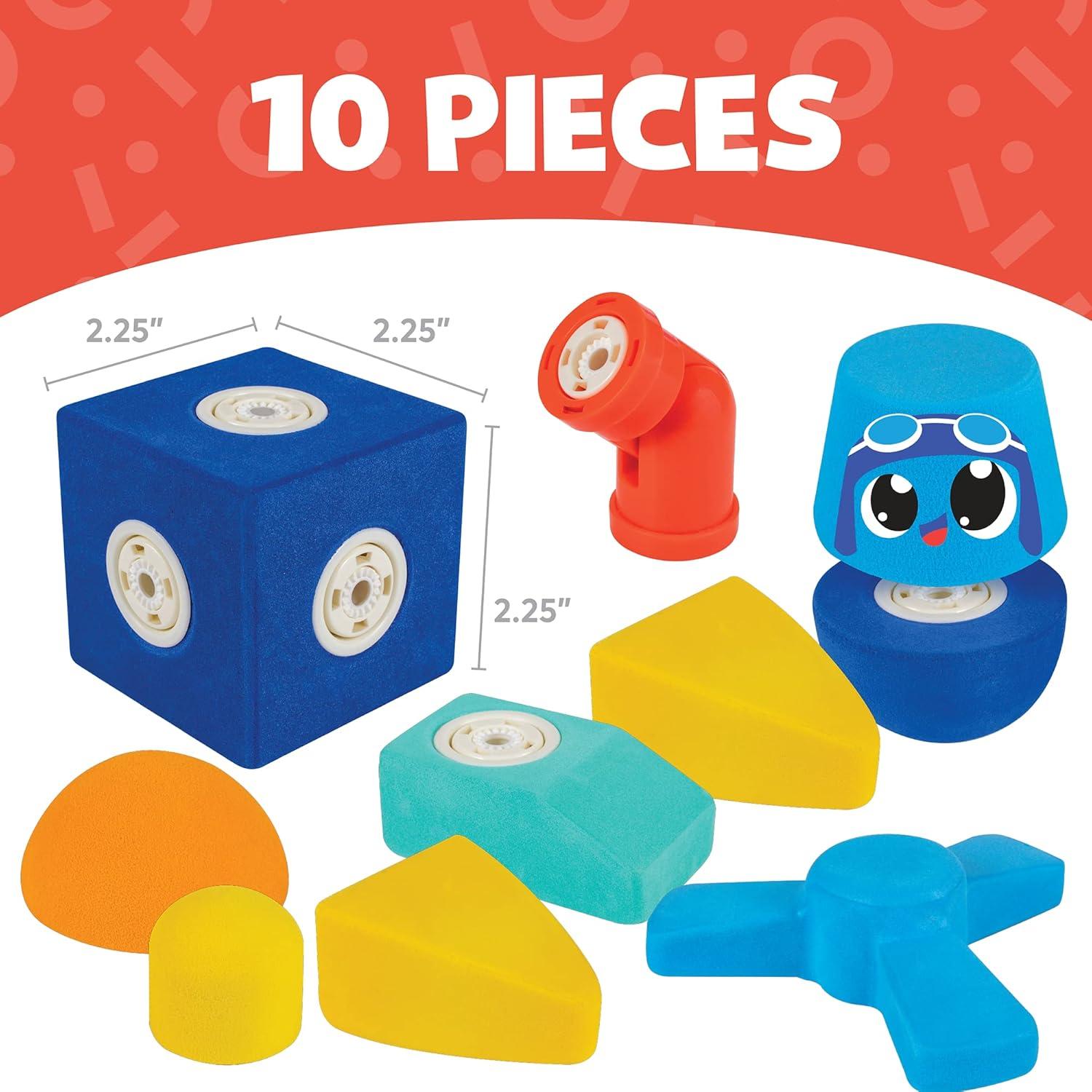 Bloques de Espuma Magnéticos Blockaroo - Avián 10 Piezas