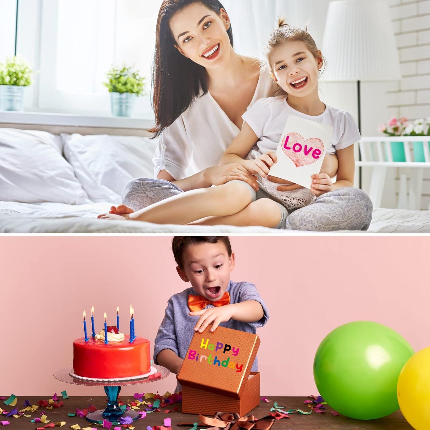 Calcomanías de Letras Dizdkizd 12 Hojas 960 Caracteres Impermeables