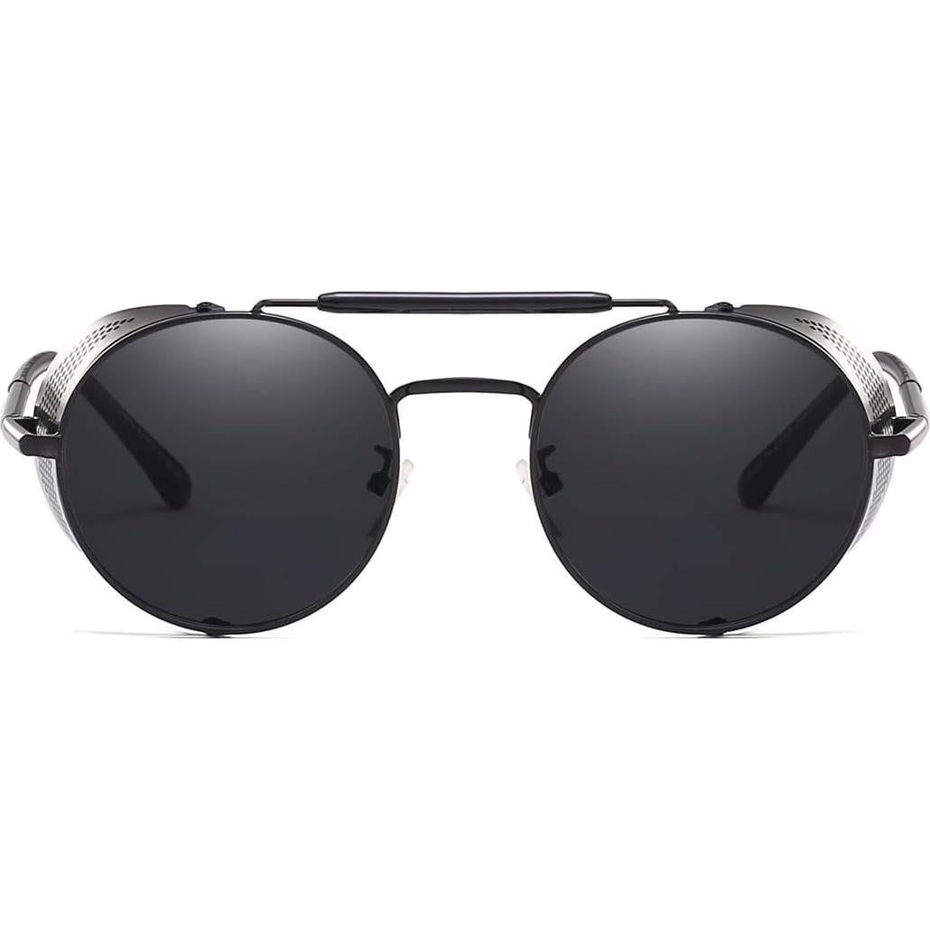 Gafas de sol vintage redondas Dollger UV400 para hombres y mujeres