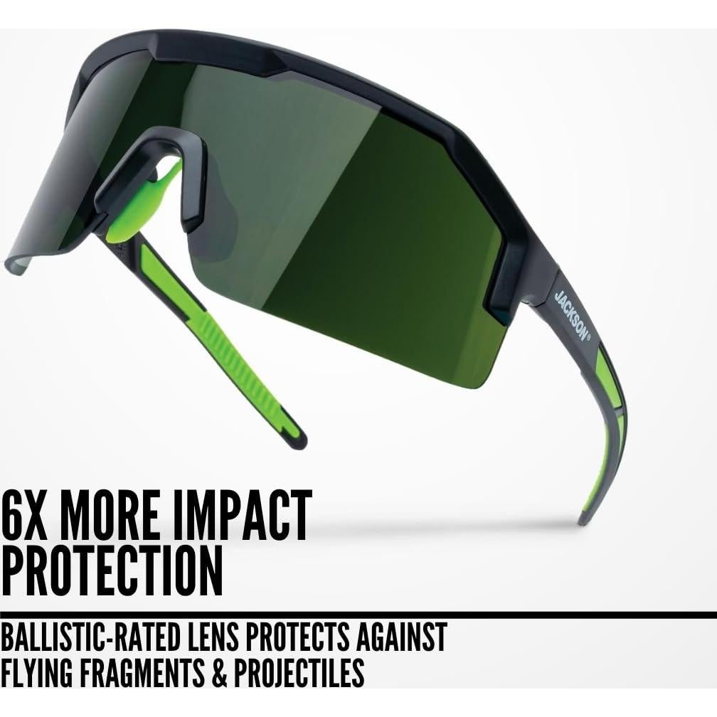 Gafas de Seguridad Jackson Safety Maxview+ - Antivaho y Antirayaduras - Lente Sombra 5