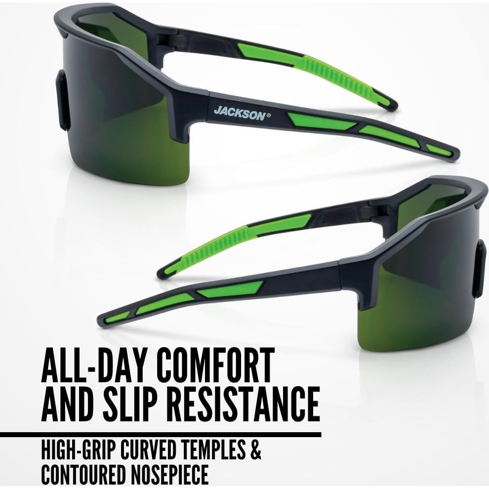 Gafas de Seguridad Jackson Safety Maxview+ - Antivaho y Antirayaduras - Lente Sombra 5