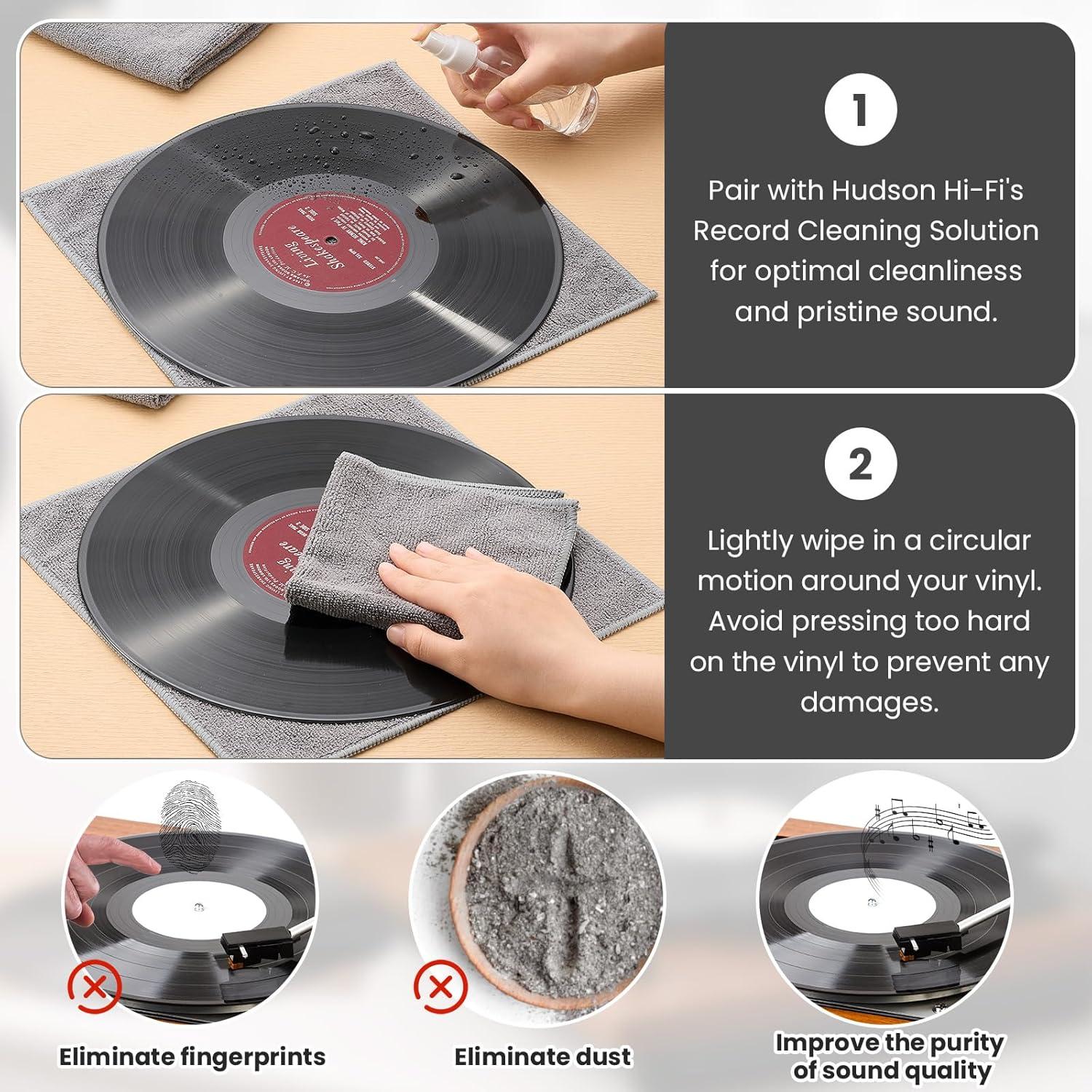 Paños de Microfibra Honeydak 8 Pack 30x30 cm Antiestáticos