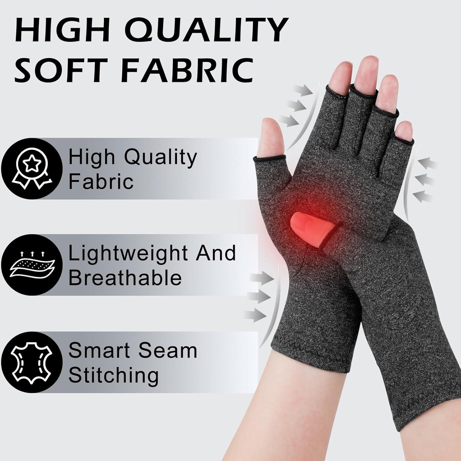 Guantes de Compresión para Artritis ONESING - 4 Pares Unisex