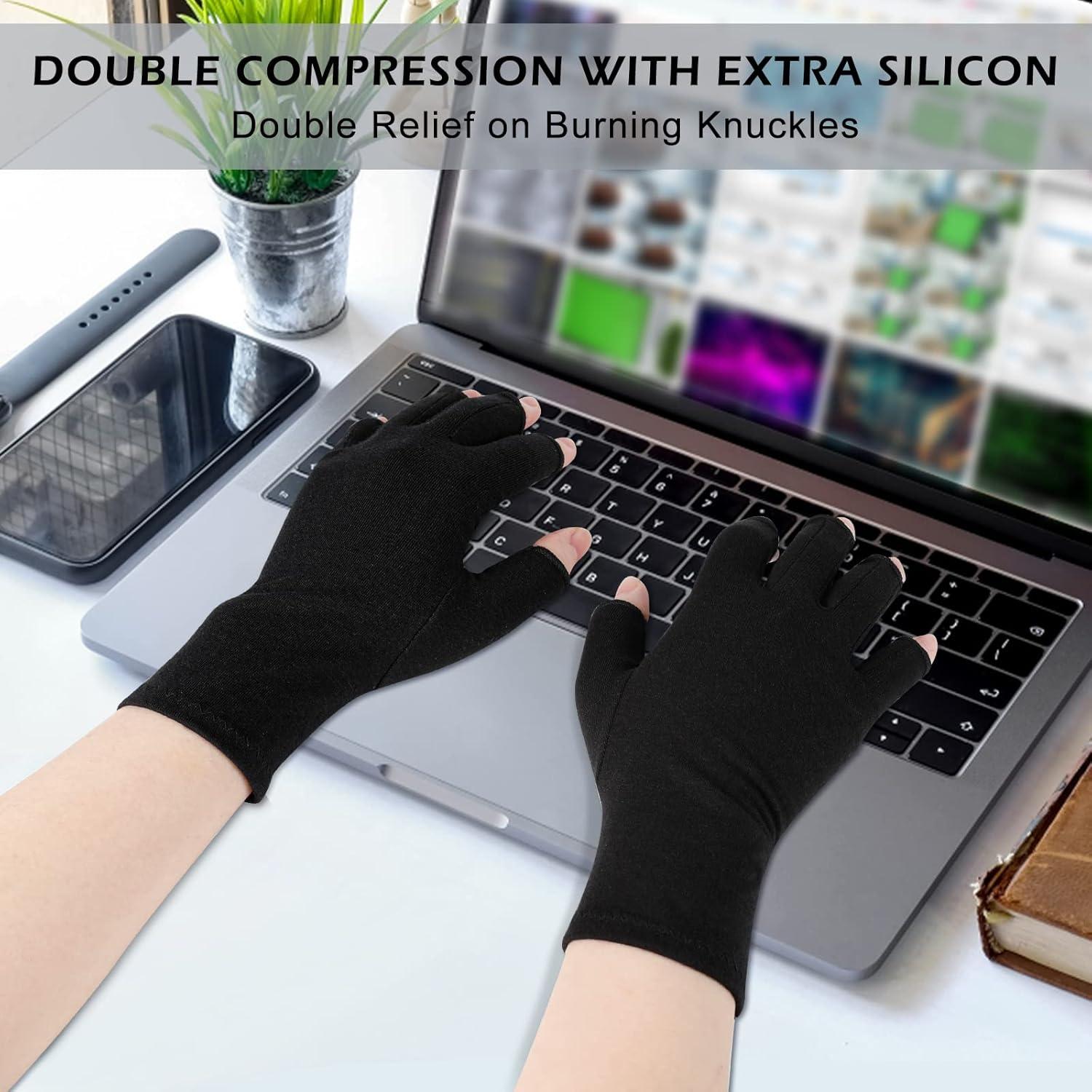 Guantes de Compresión para Artritis ONESING - 4 Pares Unisex