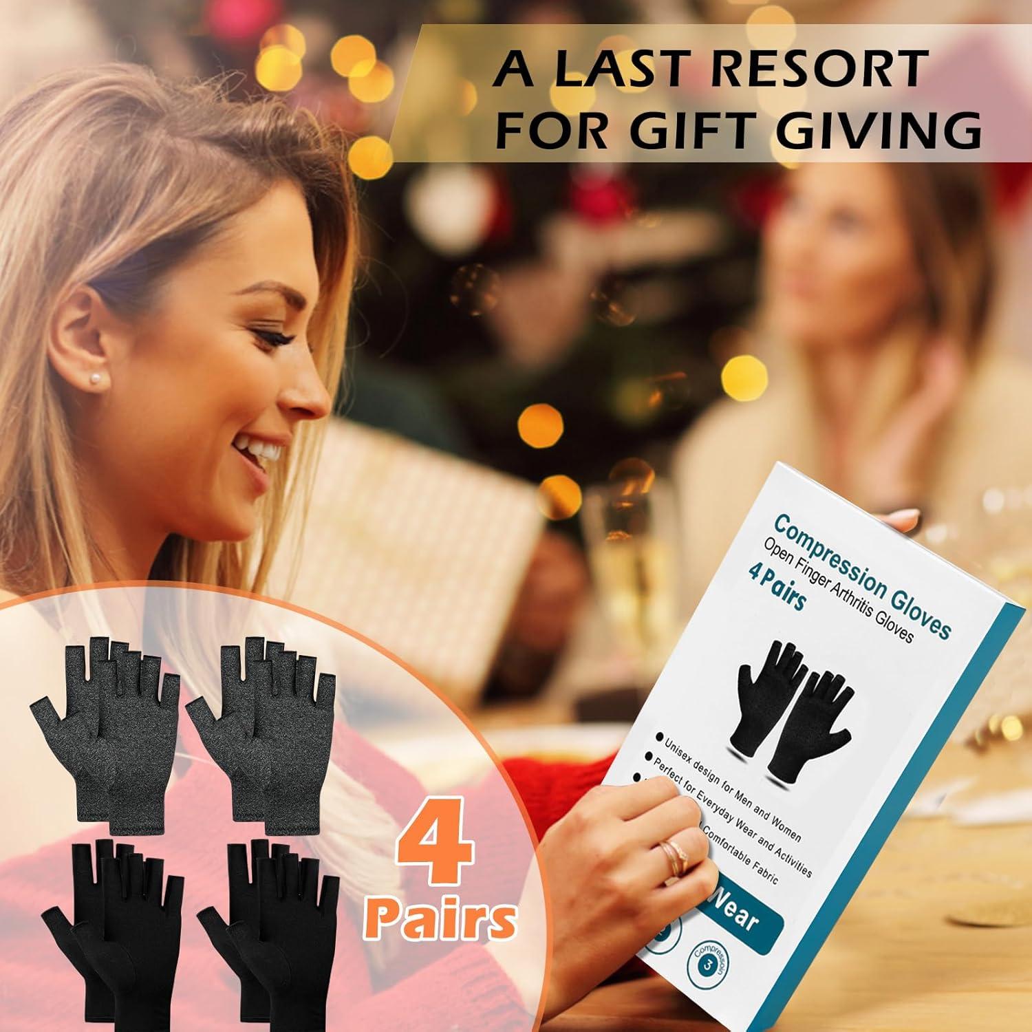 Guantes de Compresión para Artritis ONESING - 4 Pares Unisex