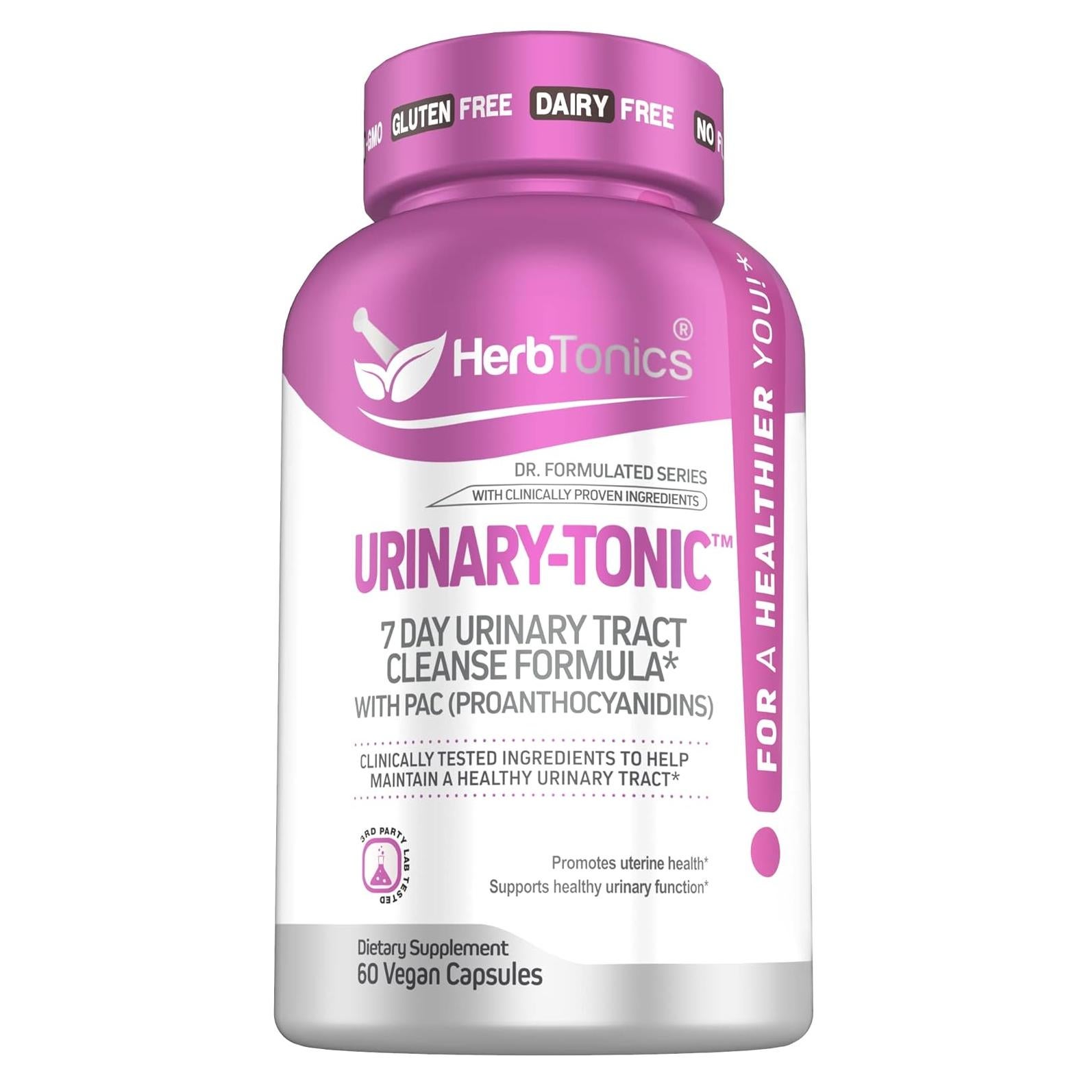 Suplemento Urinario Herbtonics 60 Cápsulas con PACs