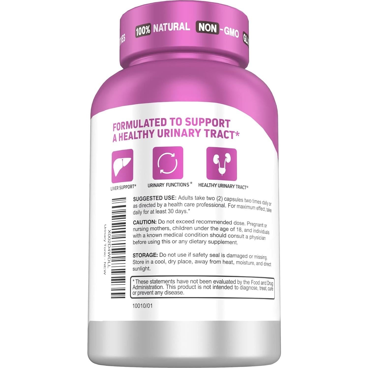 Suplemento Urinario Herbtonics 60 Cápsulas con PACs