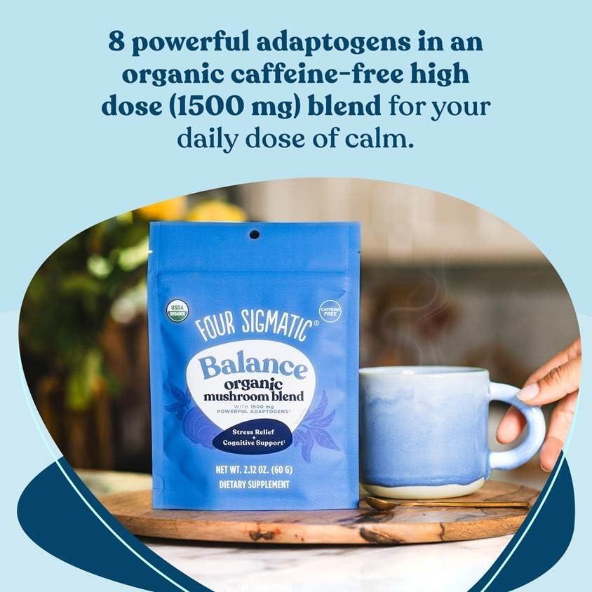 Mezcla de Adaptógenos Four Sigmatic con Ashwagandha 60g