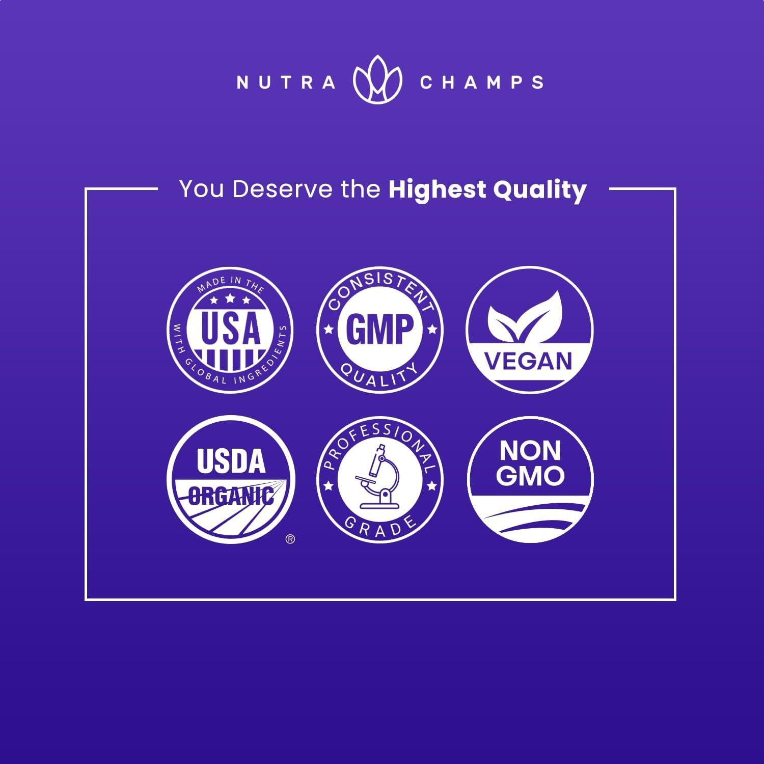 Jarabe de Saúco Negro NutraChamps 60ml - Antioxidante Sin Azúcar