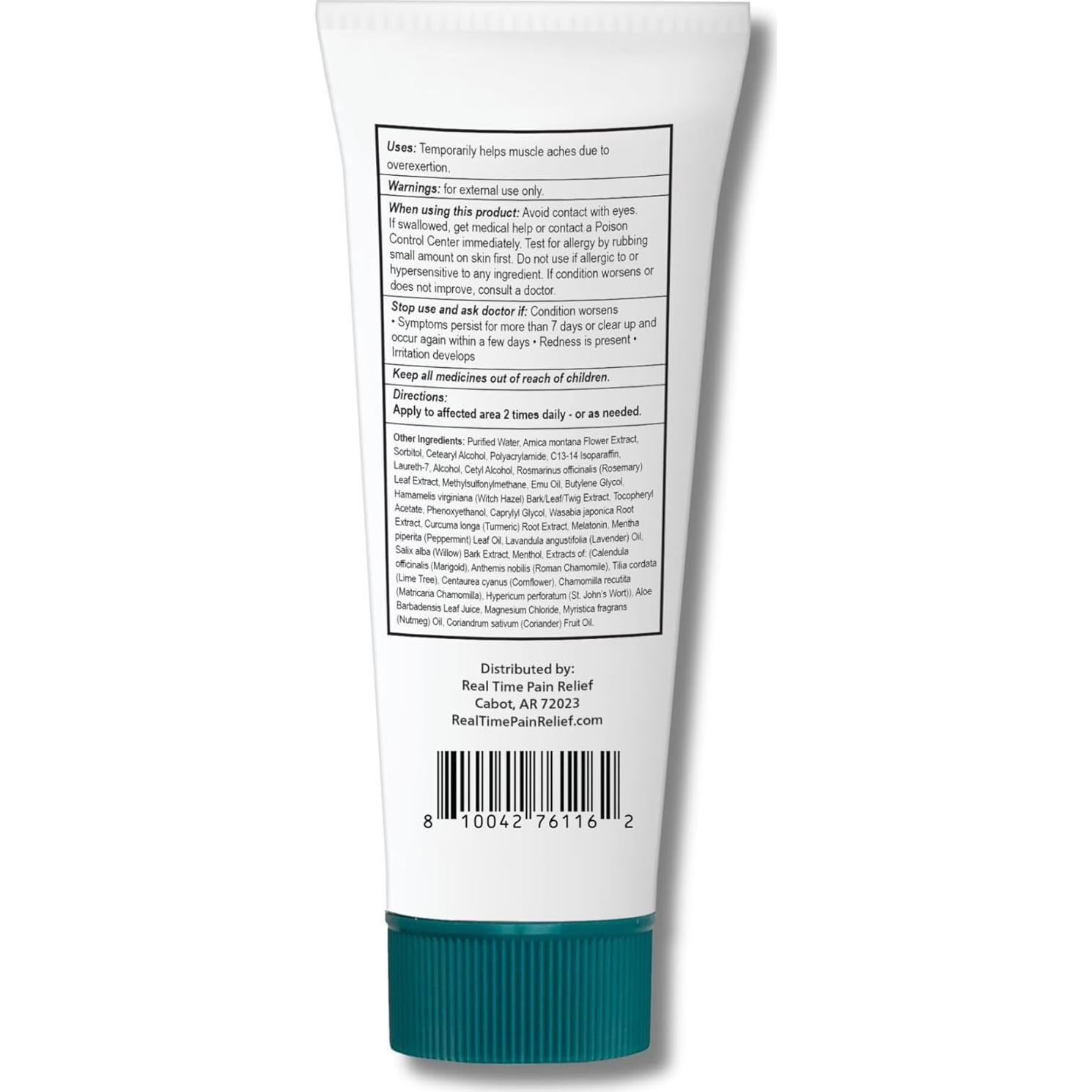 Crema Nocturna Alivio Dolor Real Time 118 ml Melatonina