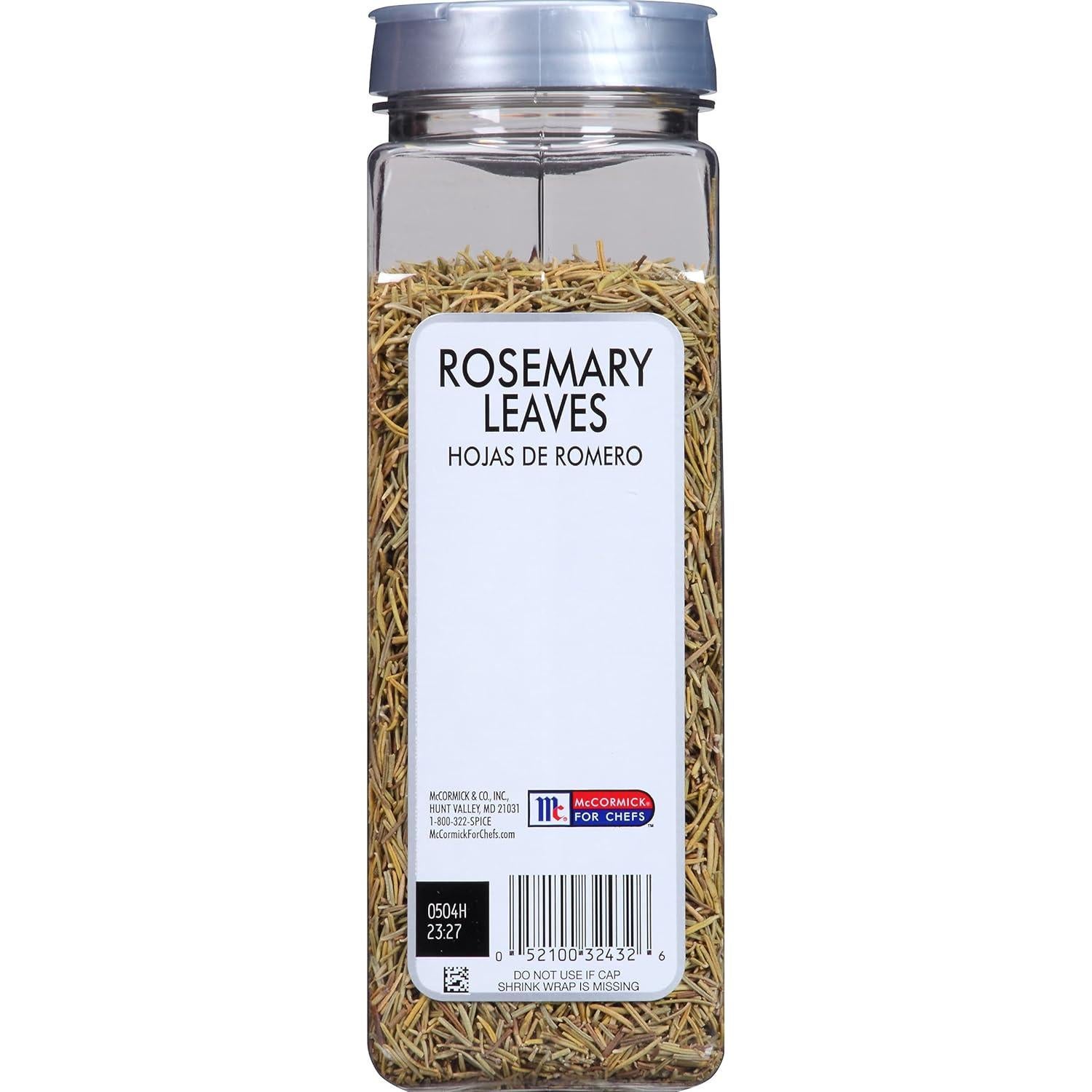 Hojas de Romero Secas McCormick Culinary 170 g - Sazonador Natural