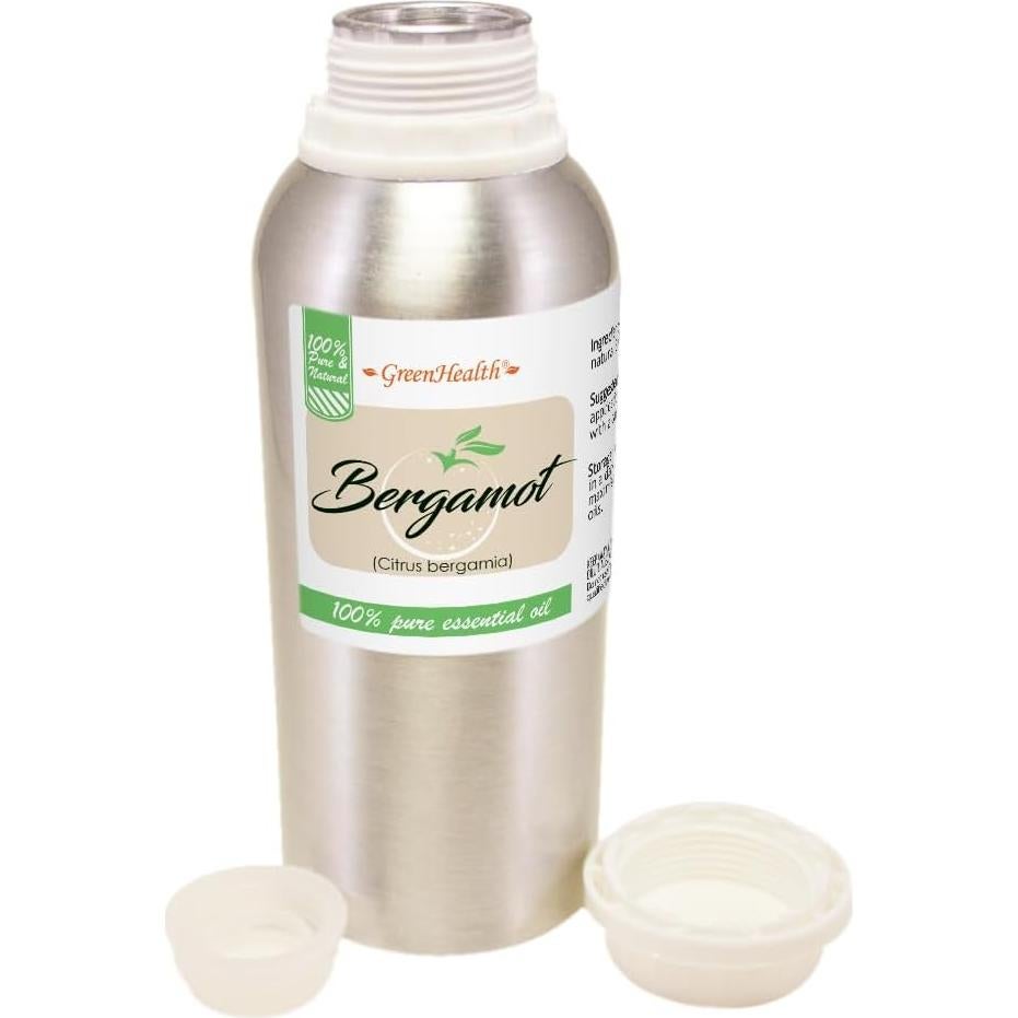 Aceite Esencial de Bergamota 100% Puro GreenHealth 237 ml