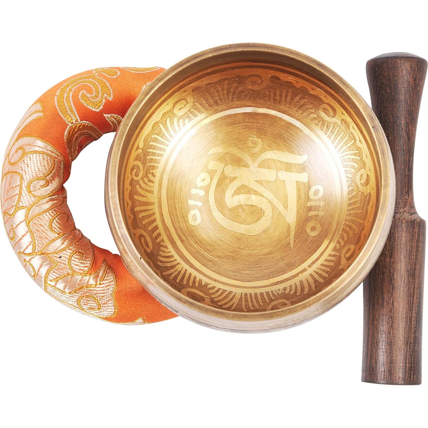 Conjunto de Cuencos Cantores Tibetanos Royal - Grabado, 243.8g