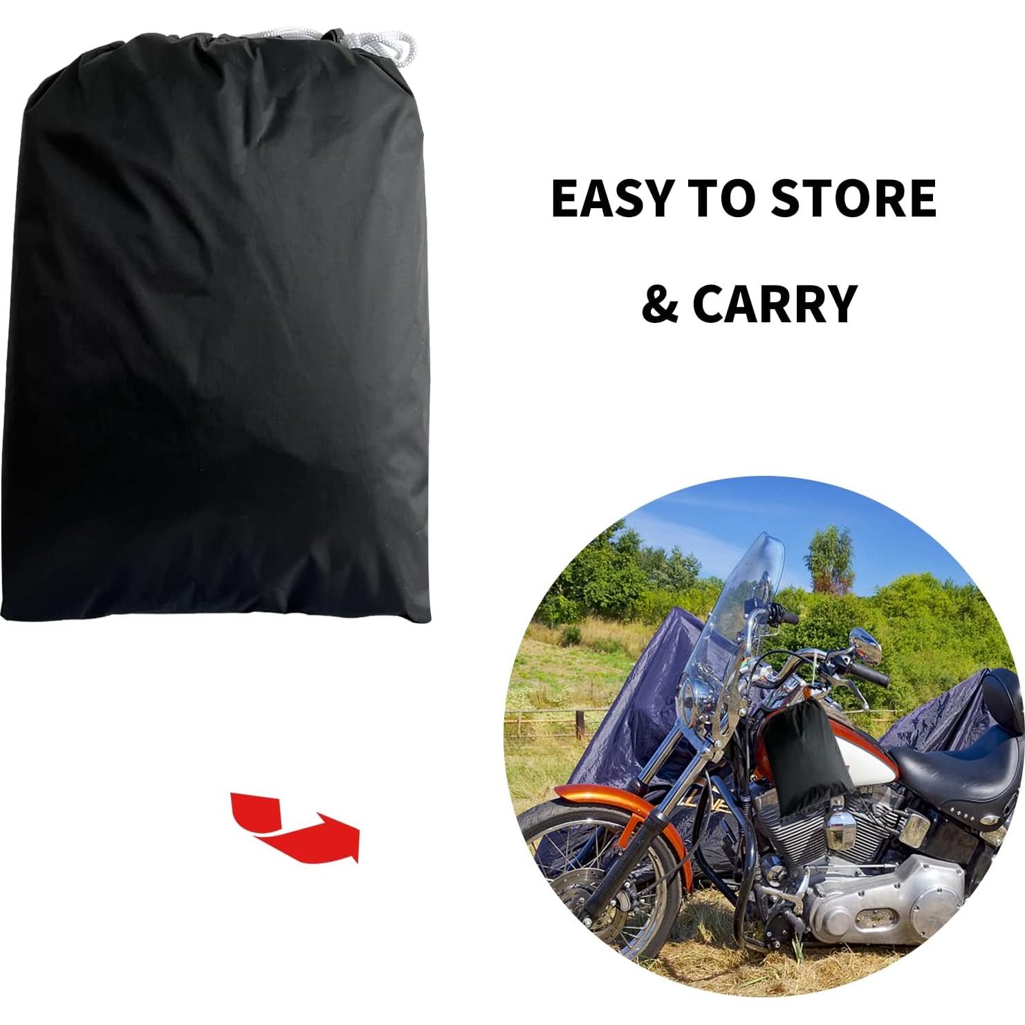 Cubierta de Motocicleta ZGJIJIA Universal Impermeable 245.1 cm