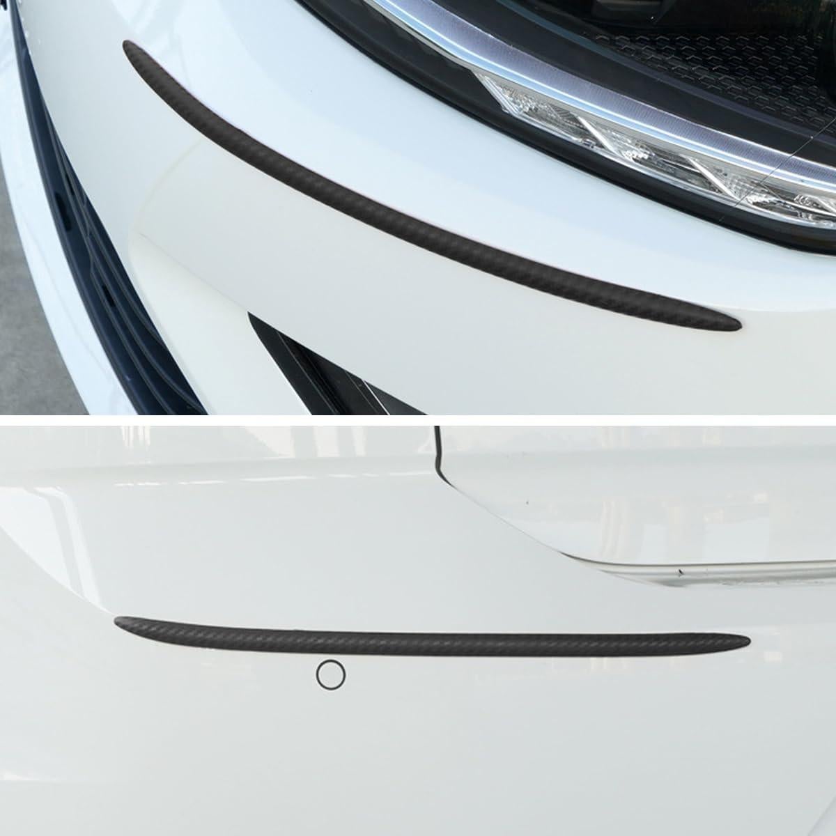 4 Protectores de Bordes de Puerta de Coche Bittwee Negro