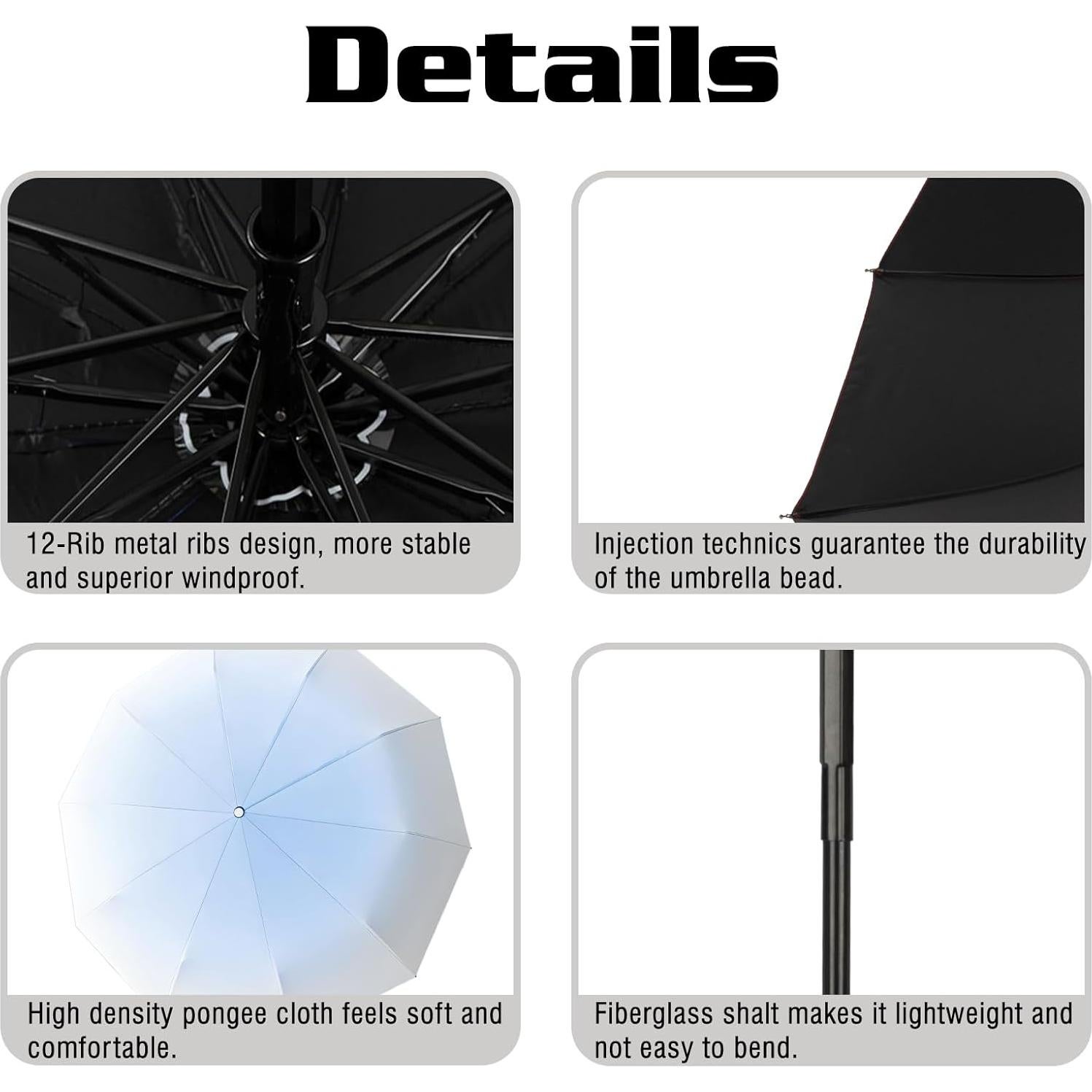 Mini Paraguas Compacto UV 50+ Xiuying Feng 90 cm Ligero