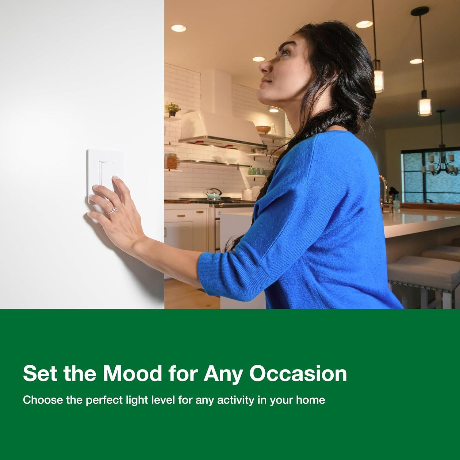 Interruptor Regulable Lutron Diva LED+ 150W Almendra