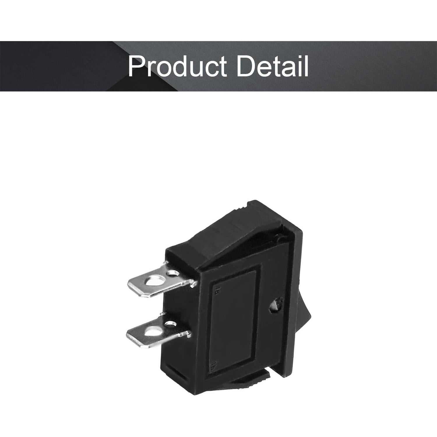 5 Interruptores de Palanca ON/OFF 2 Pines 12V 250V Mriuuod