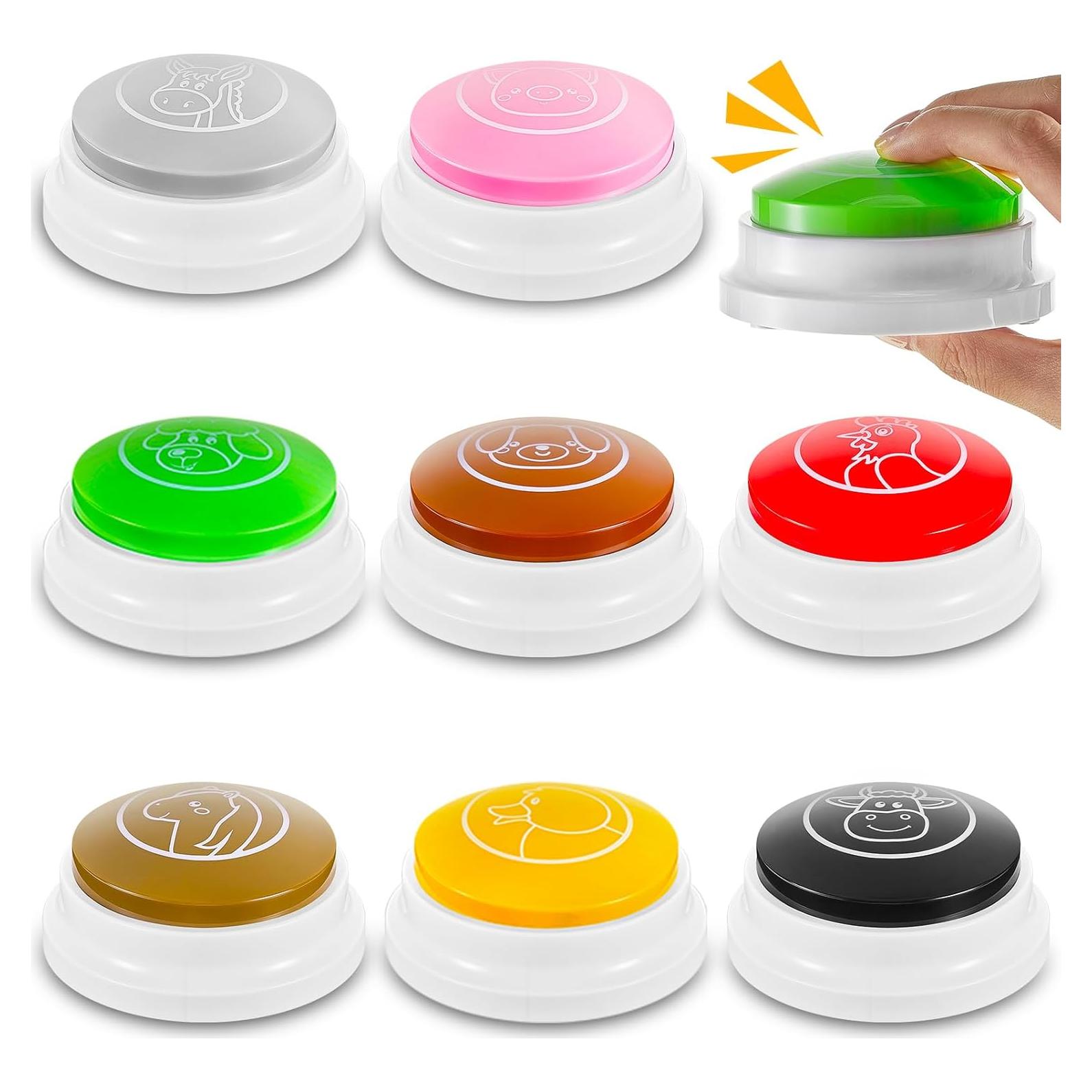 Botones de Sonido de Animales Syhood - 8 Pcs para Juegos