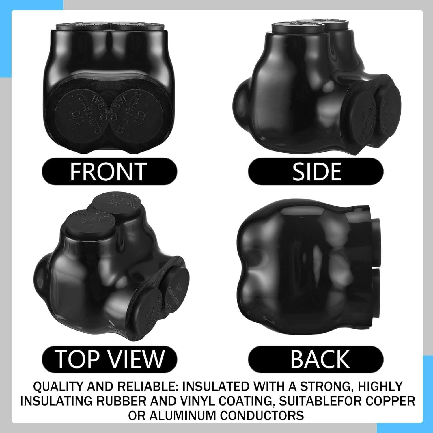 5 Conectores de Cable Multi Aislados Saysurey 1-14 AWG