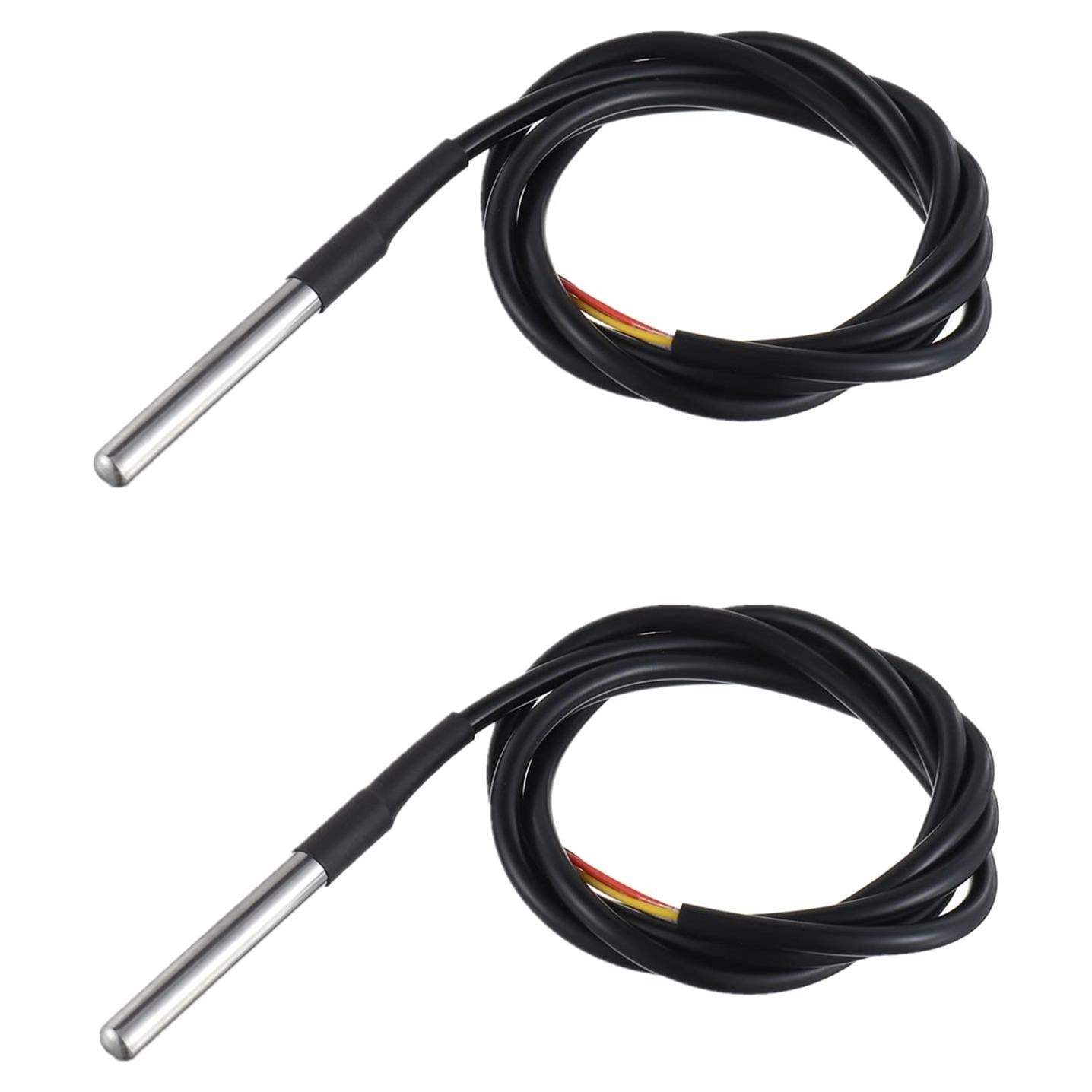 Sensor de Temperatura BOJACK DS18B20 1M Acero Inoxidable - 2 Piezas