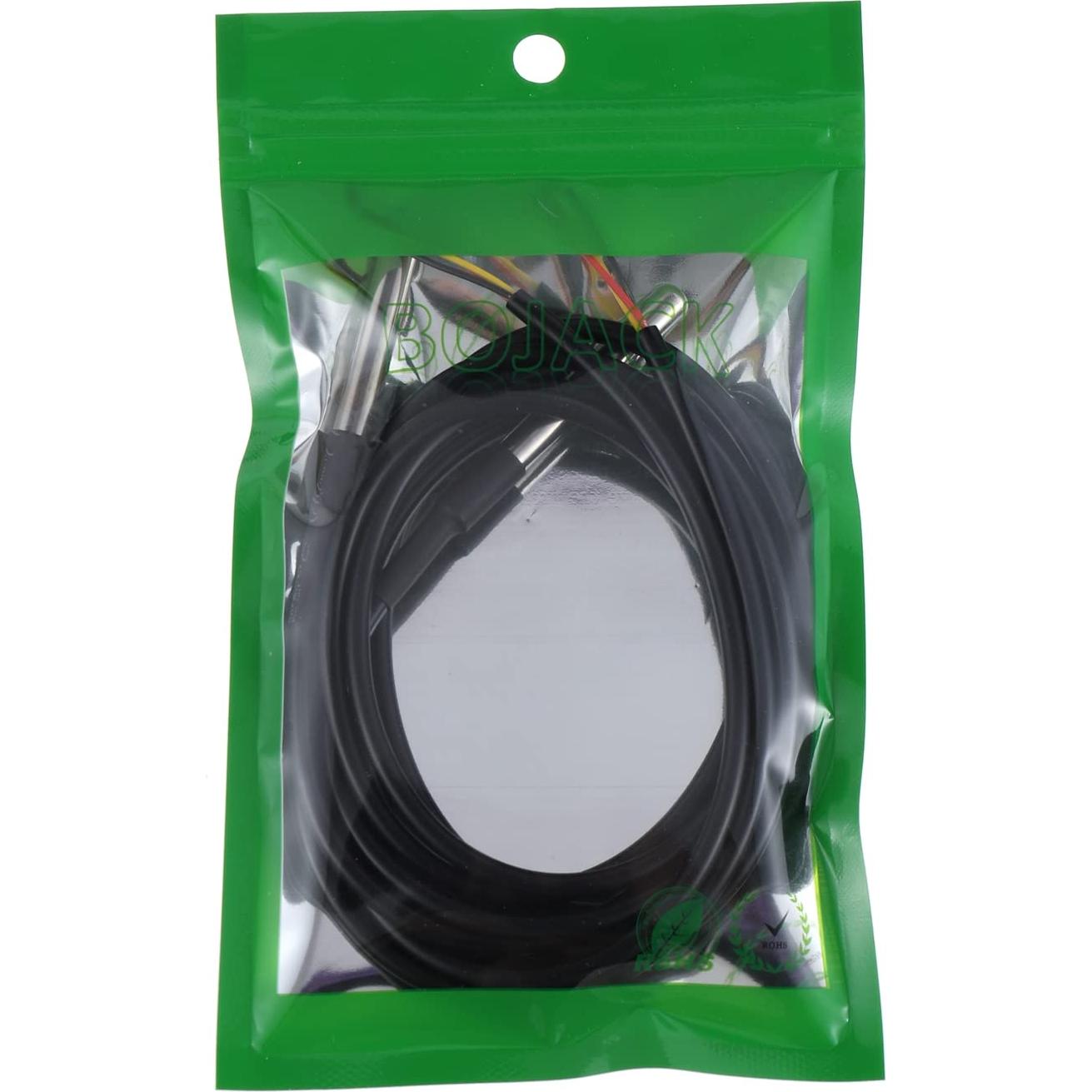 Sensor de Temperatura BOJACK DS18B20 1M Acero Inoxidable - 2 Piezas