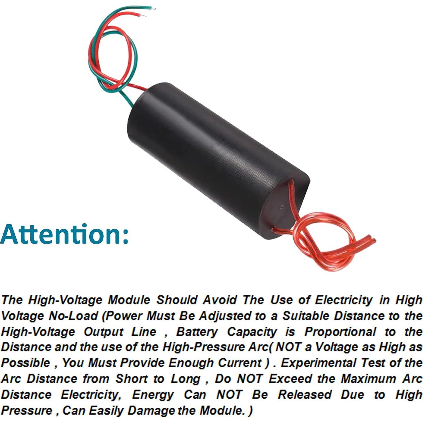 Generador de Alta Tensión DC 6-12V 1000KV AEDIKO 2 Pcs