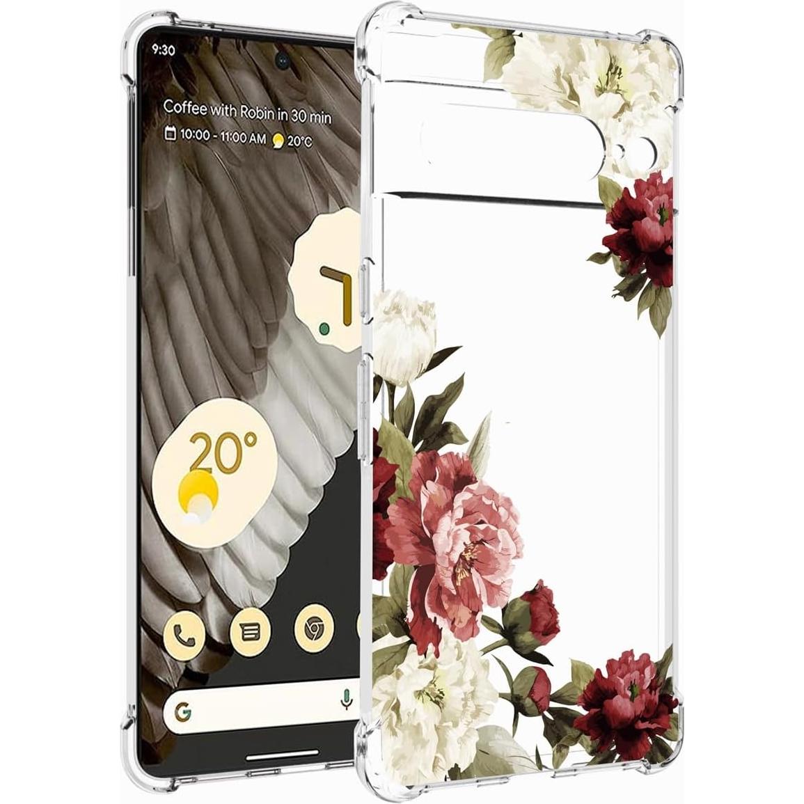 Funda TPU Google Pixel 7 Pro 6.7" Floral - Protección Premium