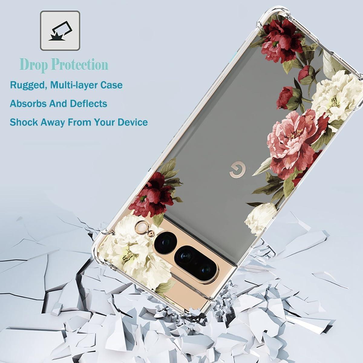 Funda TPU Google Pixel 7 Pro 6.7" Floral - Protección Premium