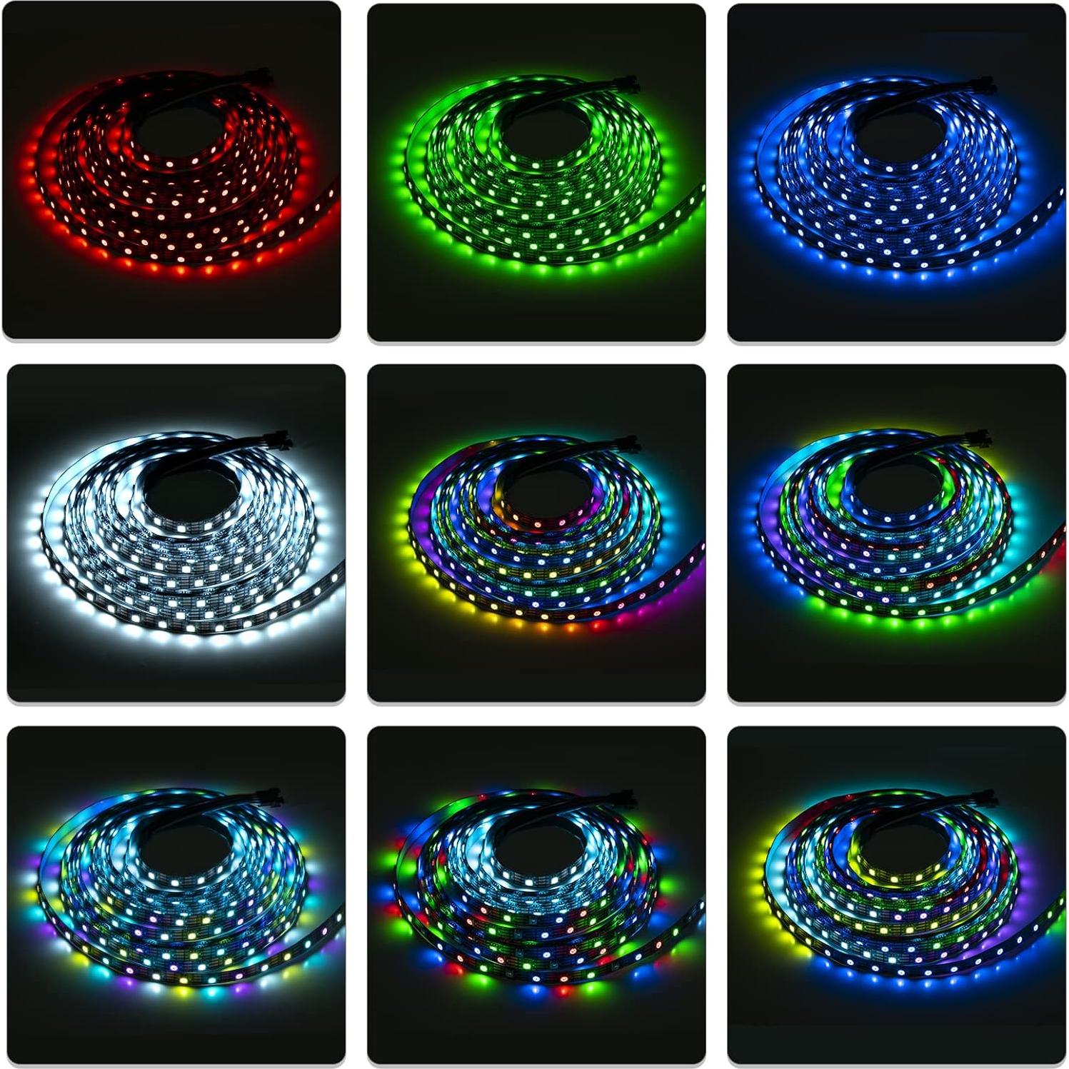 Tira LED RGB direccionable SEZO WS2815 1.0m 60 LEDs IP30