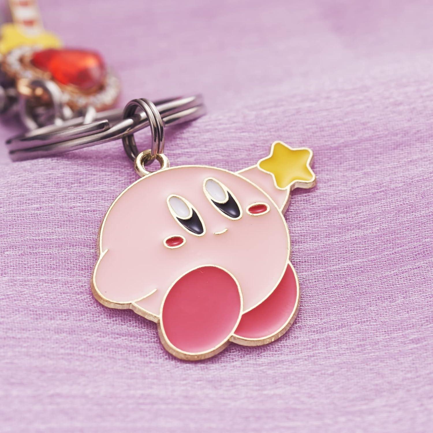 Llavero Kirby Acero Inoxidable 3.5cm Regalo para Chicas