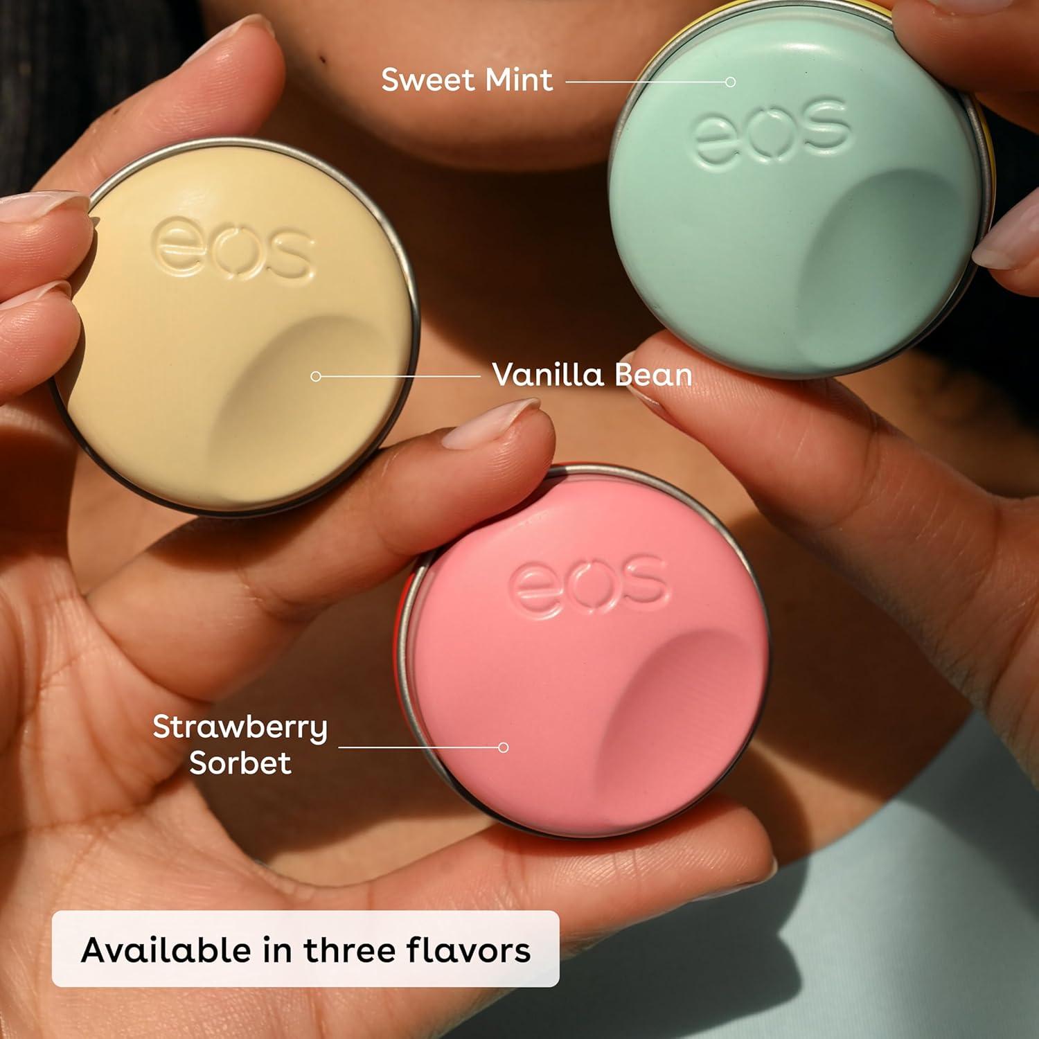 Bálsamo Labial Vegano eos Sorbete de Fresa 11.89 g Natural