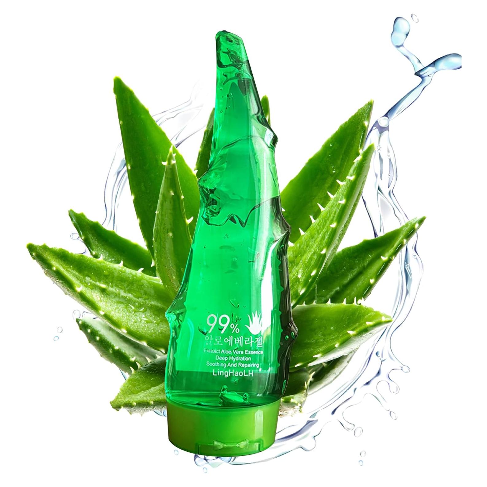 Gel de Aloe Vera Puro LingHaoLH 249.6 g Hidratante Facial
