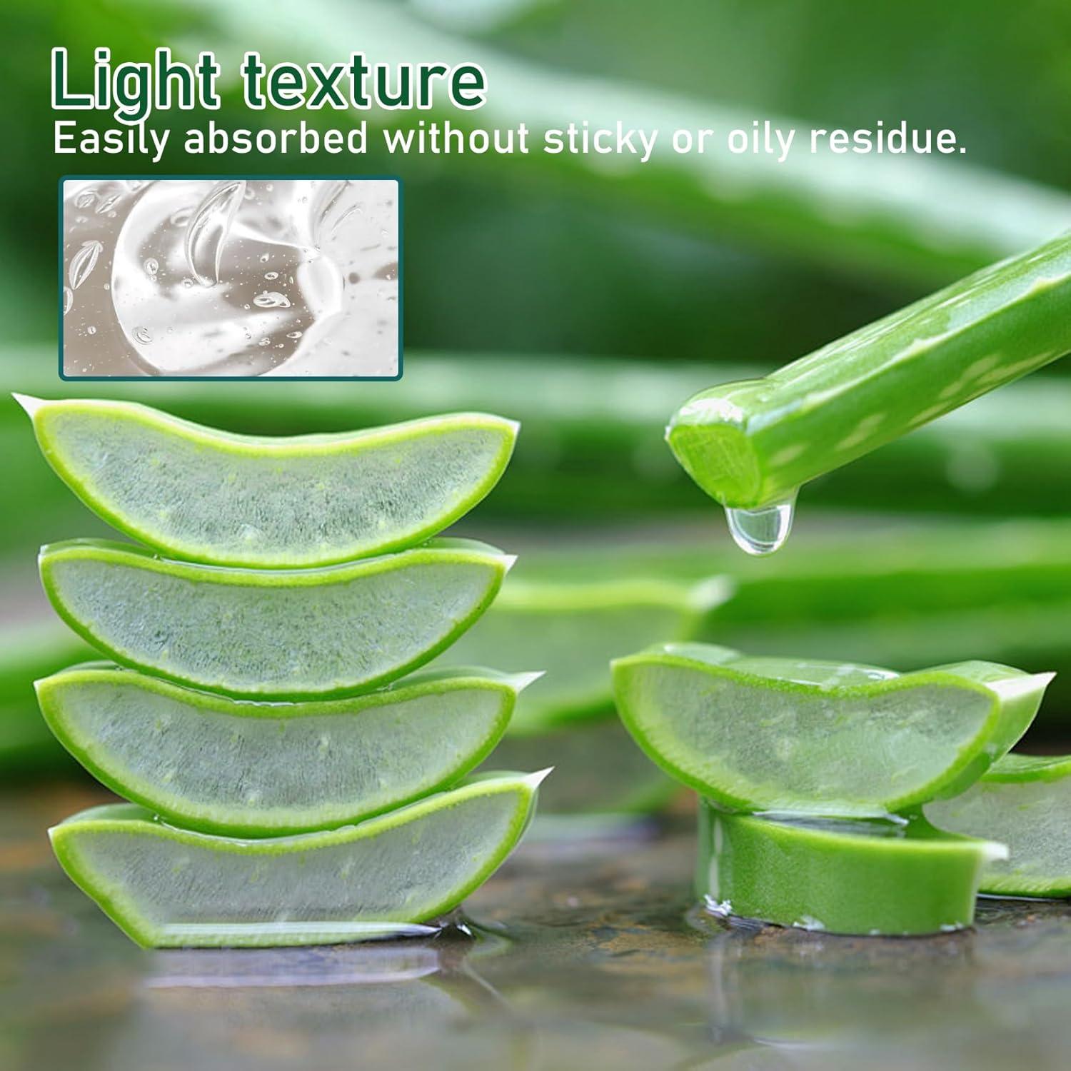 Gel de Aloe Vera Puro LingHaoLH 249.6 g Hidratante Facial