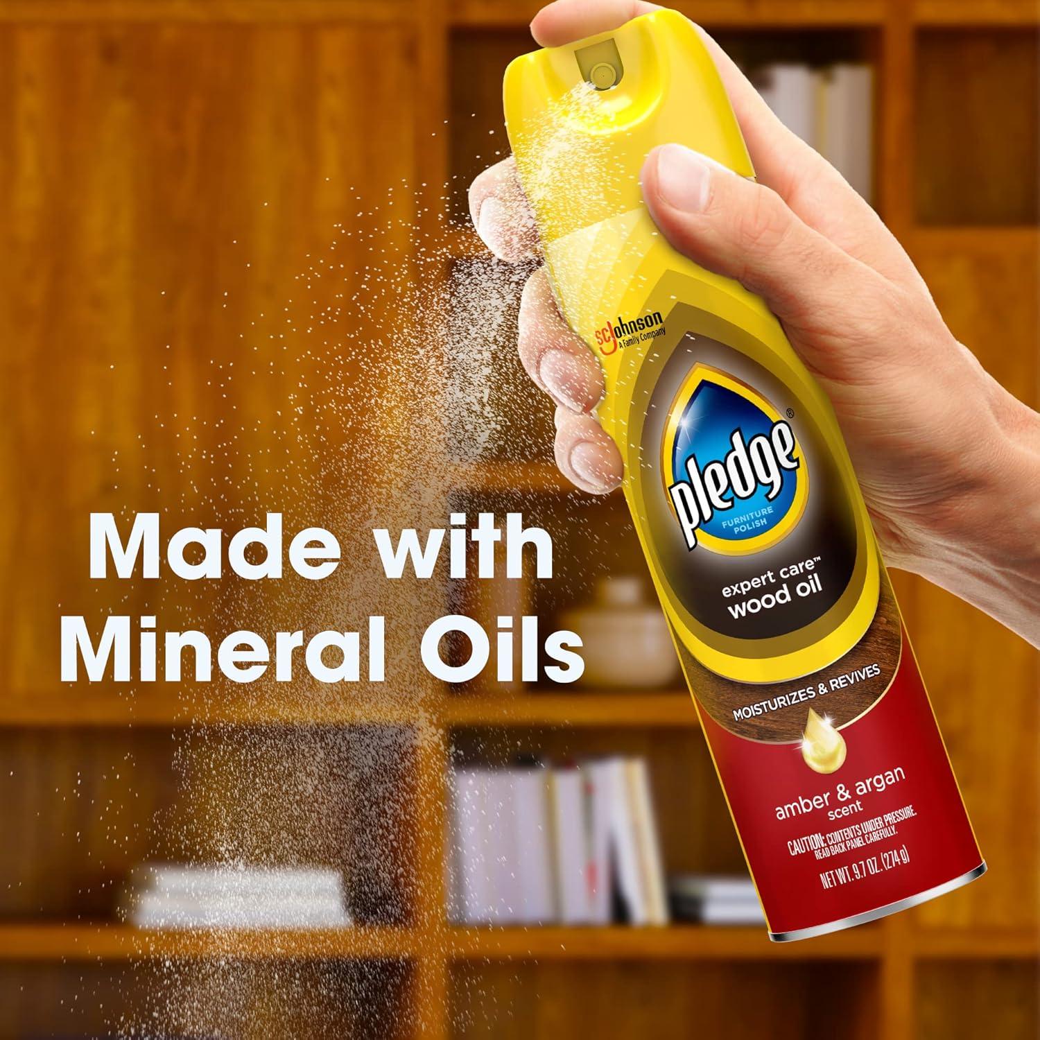 Aceite Hidratante para Madera Pledge 274g - Spray Revitalizante