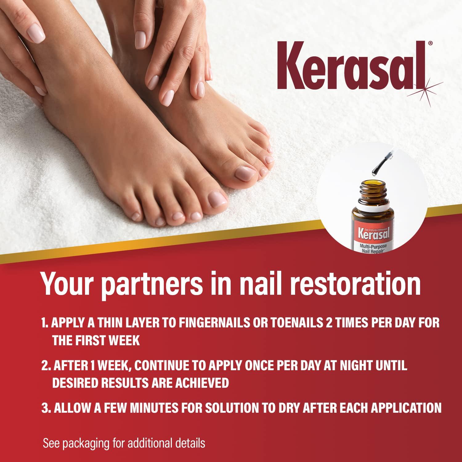Kerasal Reparador de Uñas Multiusos 12.7 ml - Hidratante y Exfoliante
