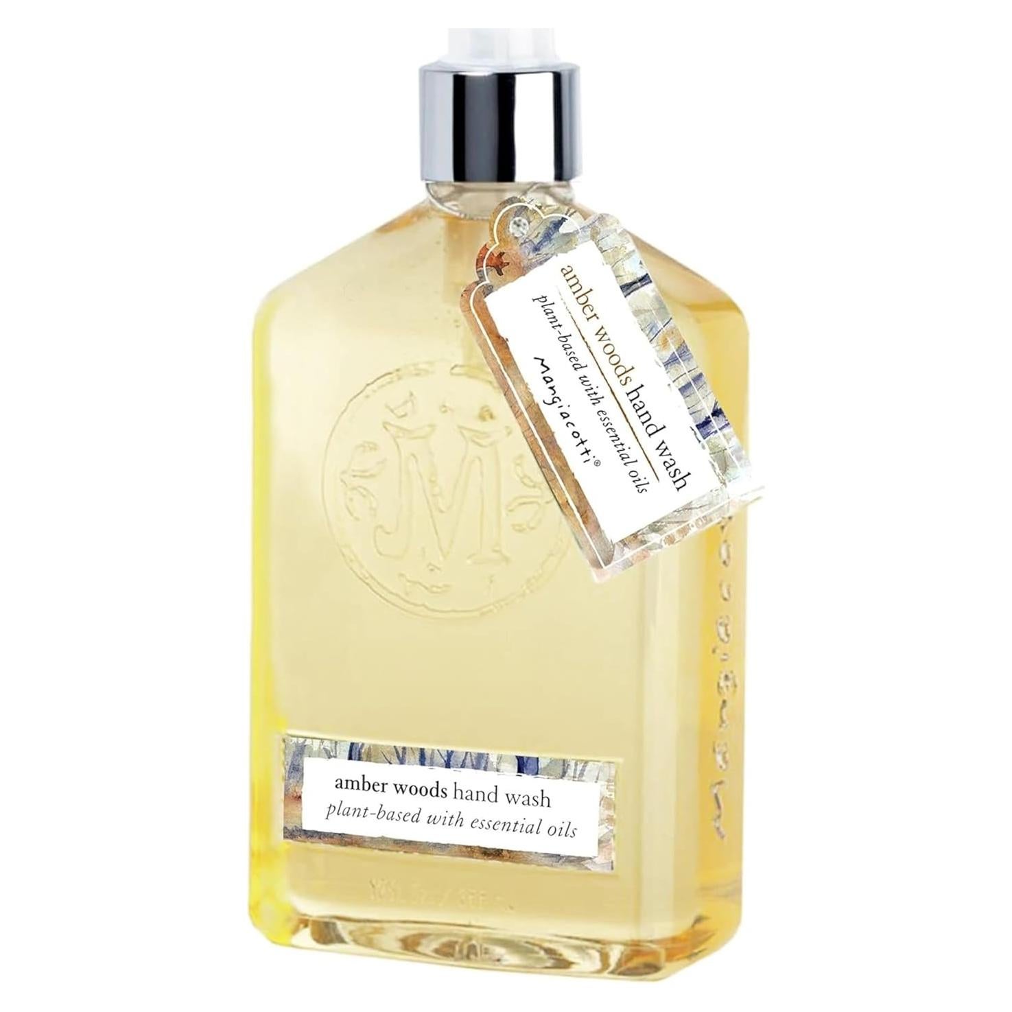 Jabón Líquido Natural Mangiacotti 340g Aroma Madera Ámbar