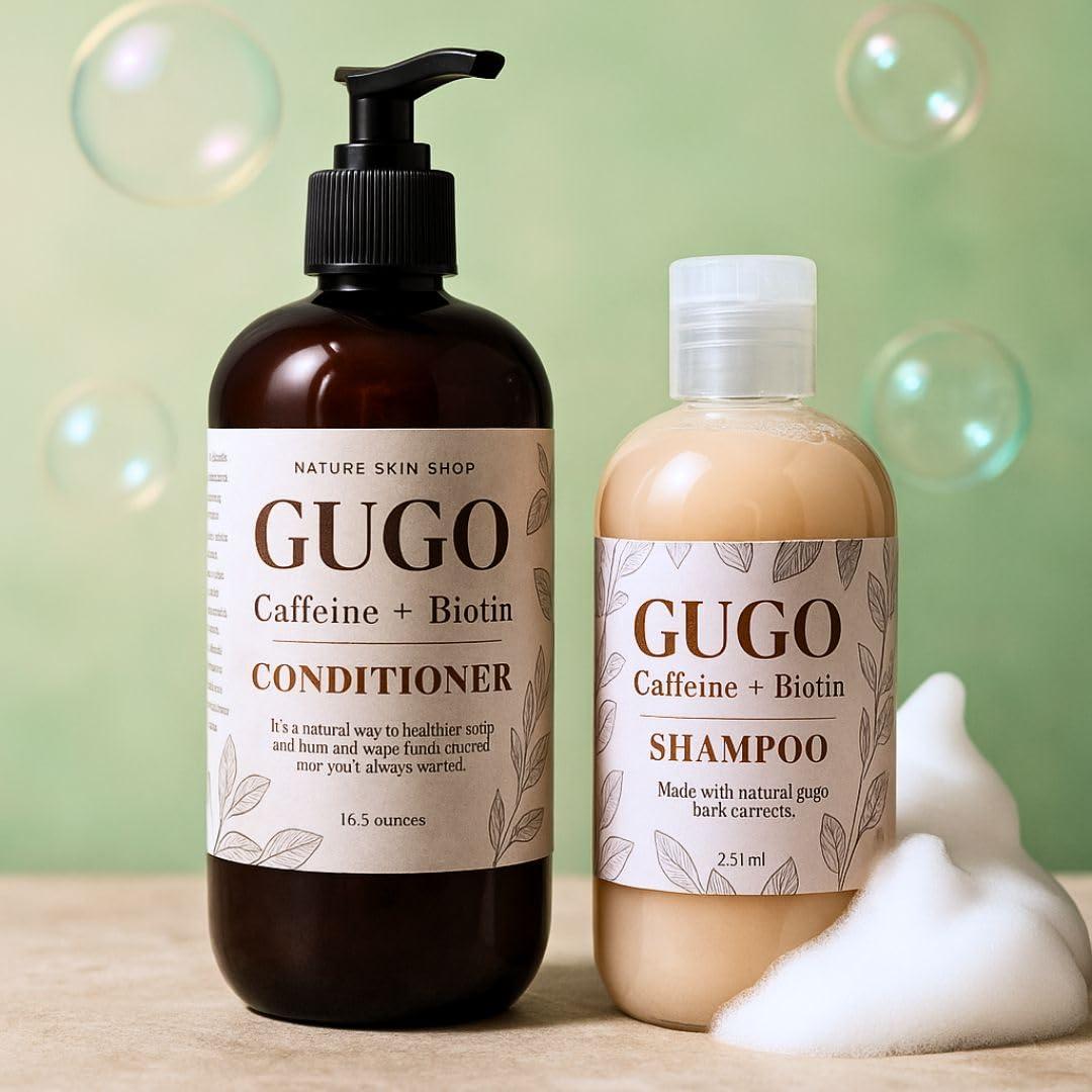 Acondicionador Gugo Nature Skin Shop 466ml Biotina Cafeína