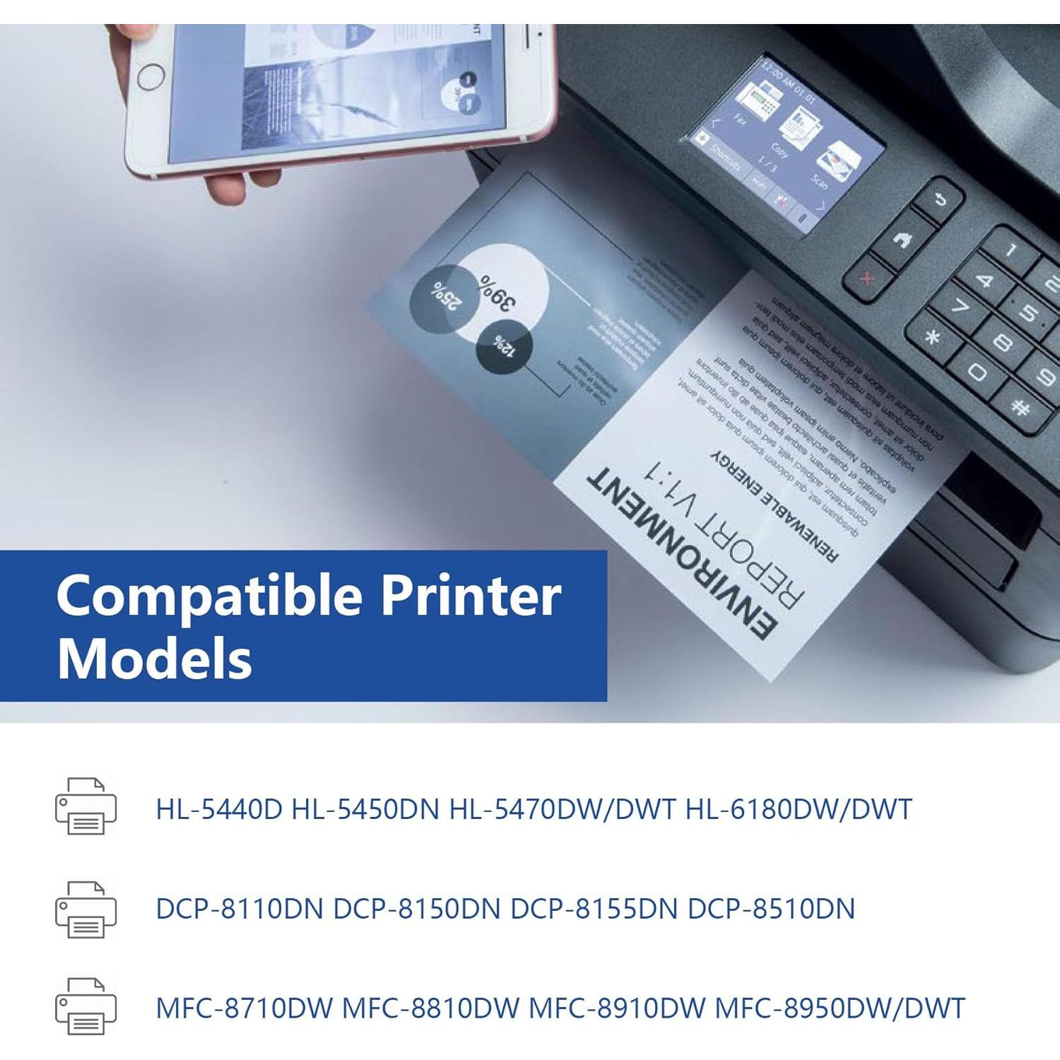 Cartucho de Tóner Negro HIGCOR TN-720 Alto Rendimiento 3500páginas