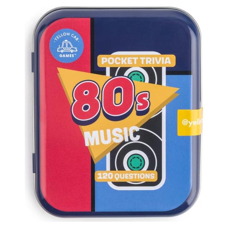 Juego de Trivia Musical de los 80 - Yellow Cab Games - 60 Cartas