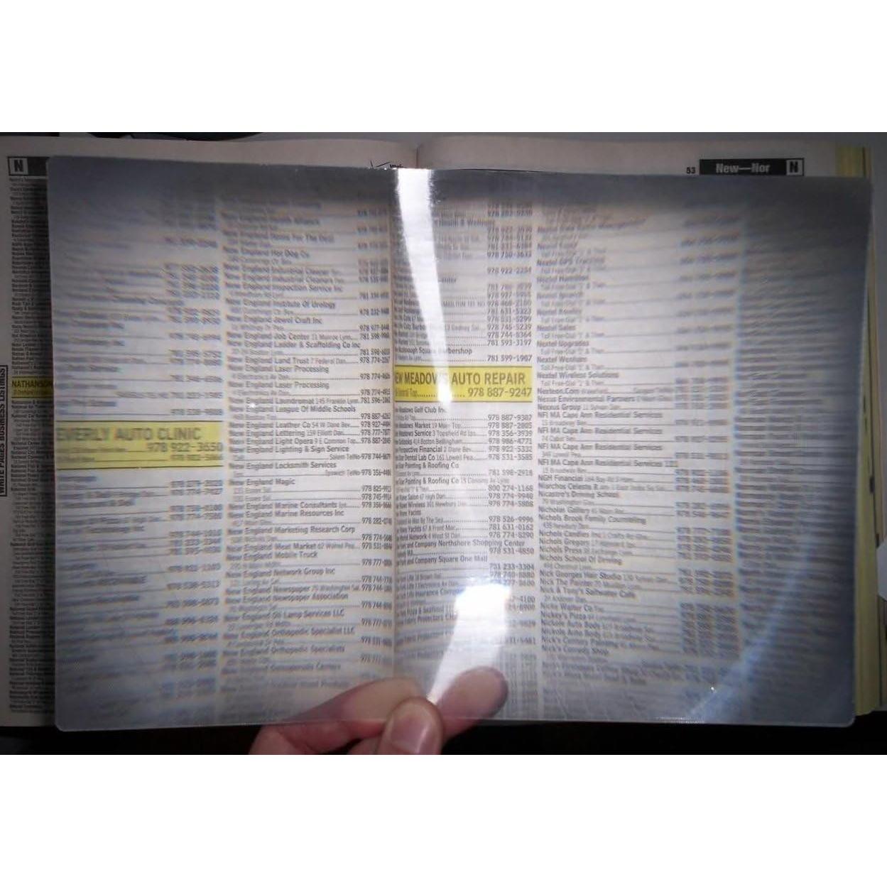 Lente Fresnel 3X Cz Garden Supply 29.85x21.08 cm PVC