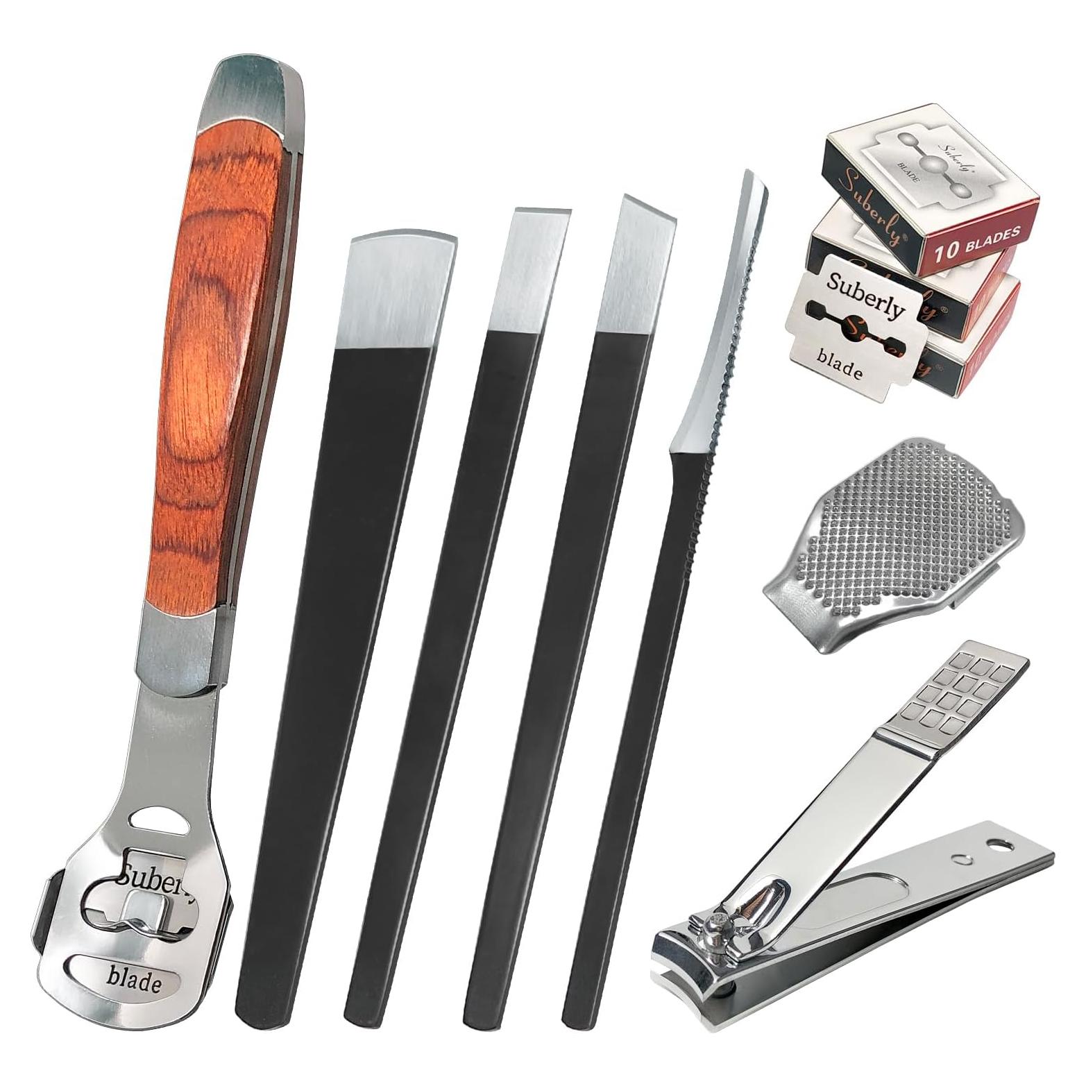 Juego de Raspador de Callos 37 Piezas NZRAQK con Lima y Cuchillas