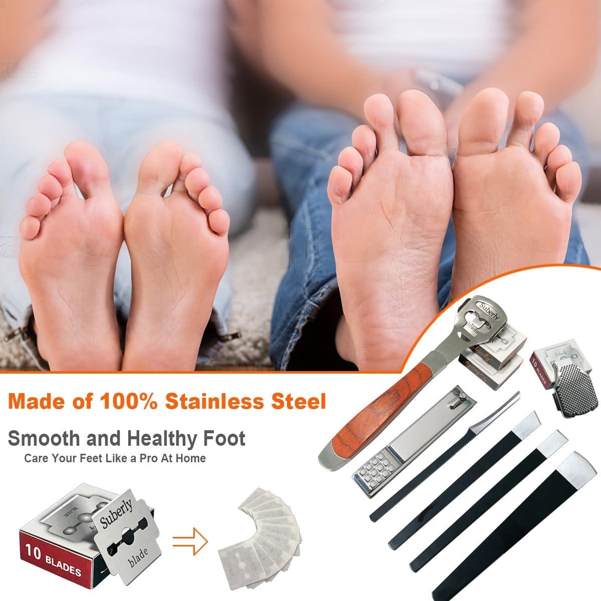 Juego de Raspador de Callos 37 Piezas NZRAQK con Lima y Cuchillas