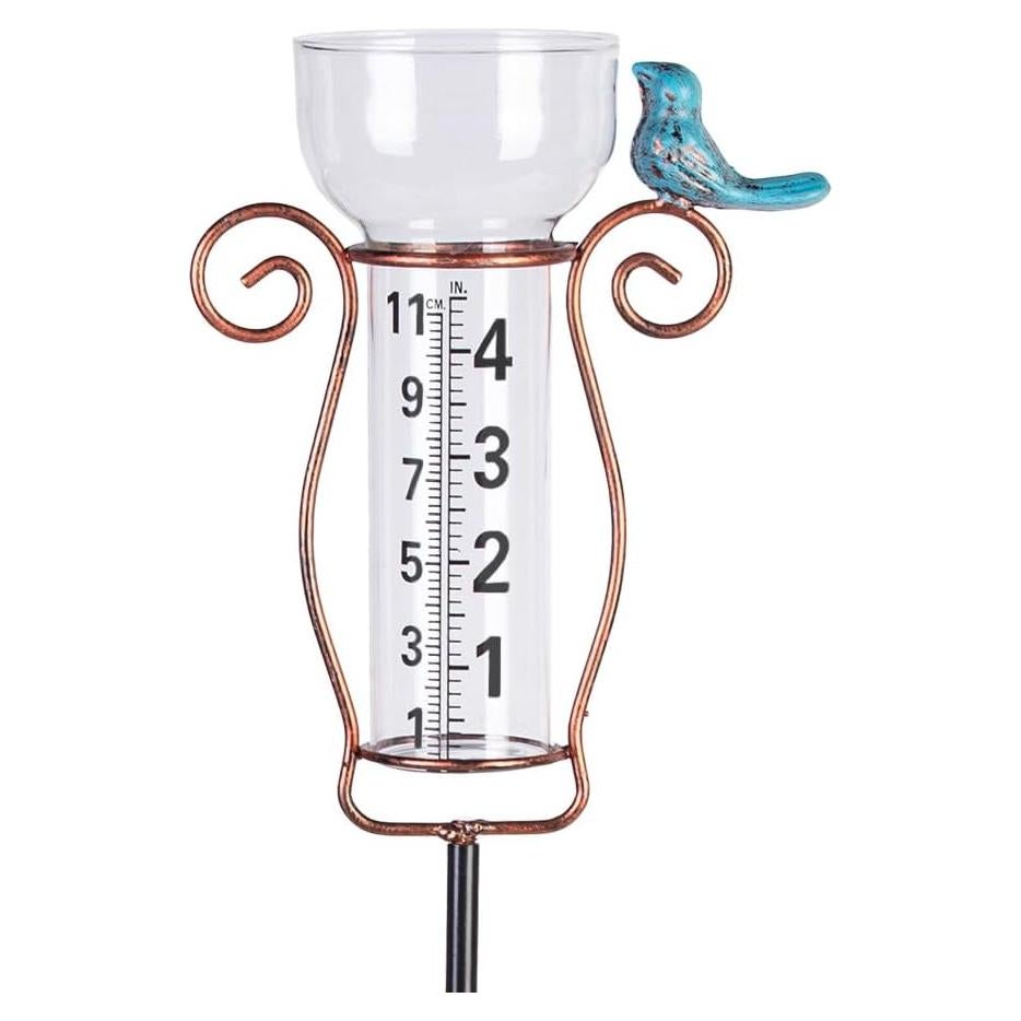 Pluviómetro Exterior Venniy 60.96 cm con Estaca de Metal