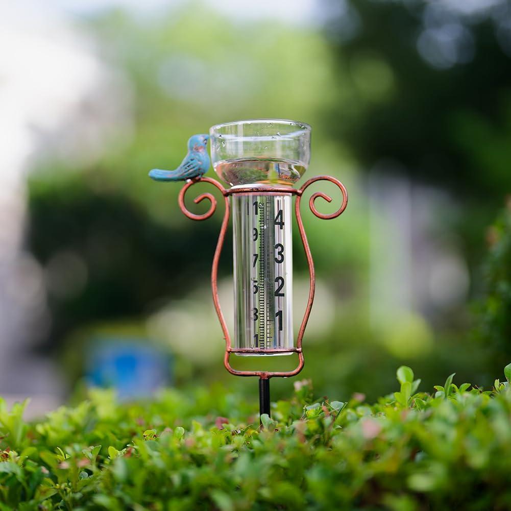 Pluviómetro Exterior Venniy 60.96 cm con Estaca de Metal