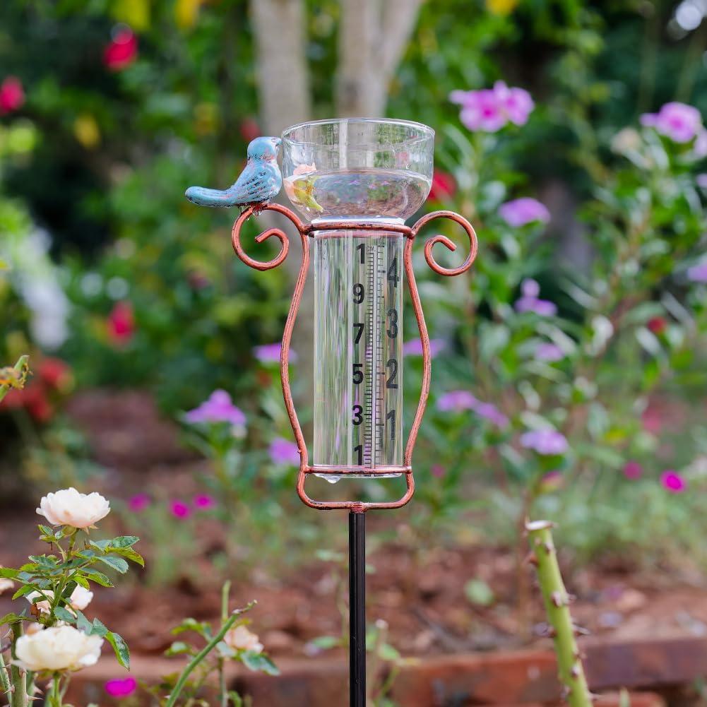 Pluviómetro Exterior Venniy 60.96 cm con Estaca de Metal