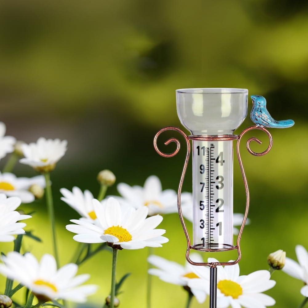 Pluviómetro Exterior Venniy 60.96 cm con Estaca de Metal