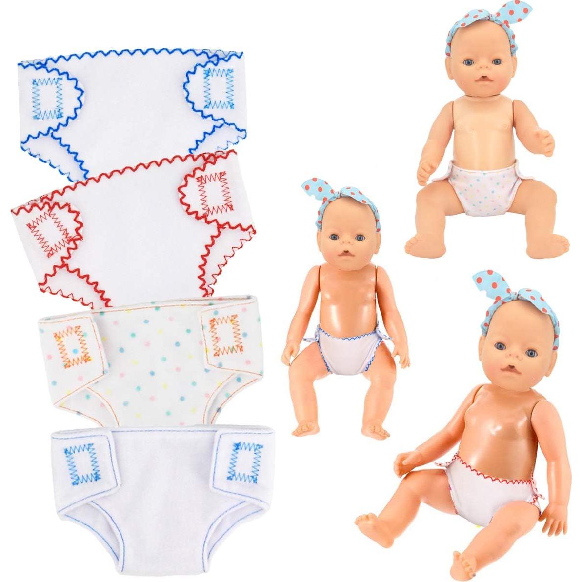 Conjunto de 16 Pañales para Muñecas DC-BEAUTIFUL 14-18"
