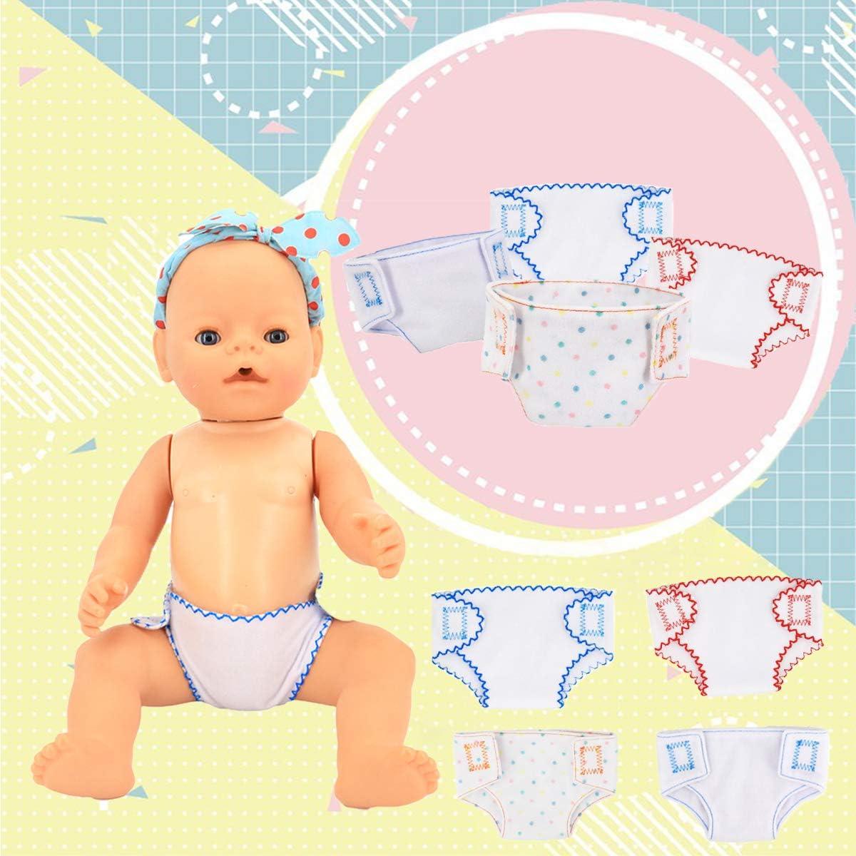 Conjunto de 16 Pañales para Muñecas DC-BEAUTIFUL 14-18"